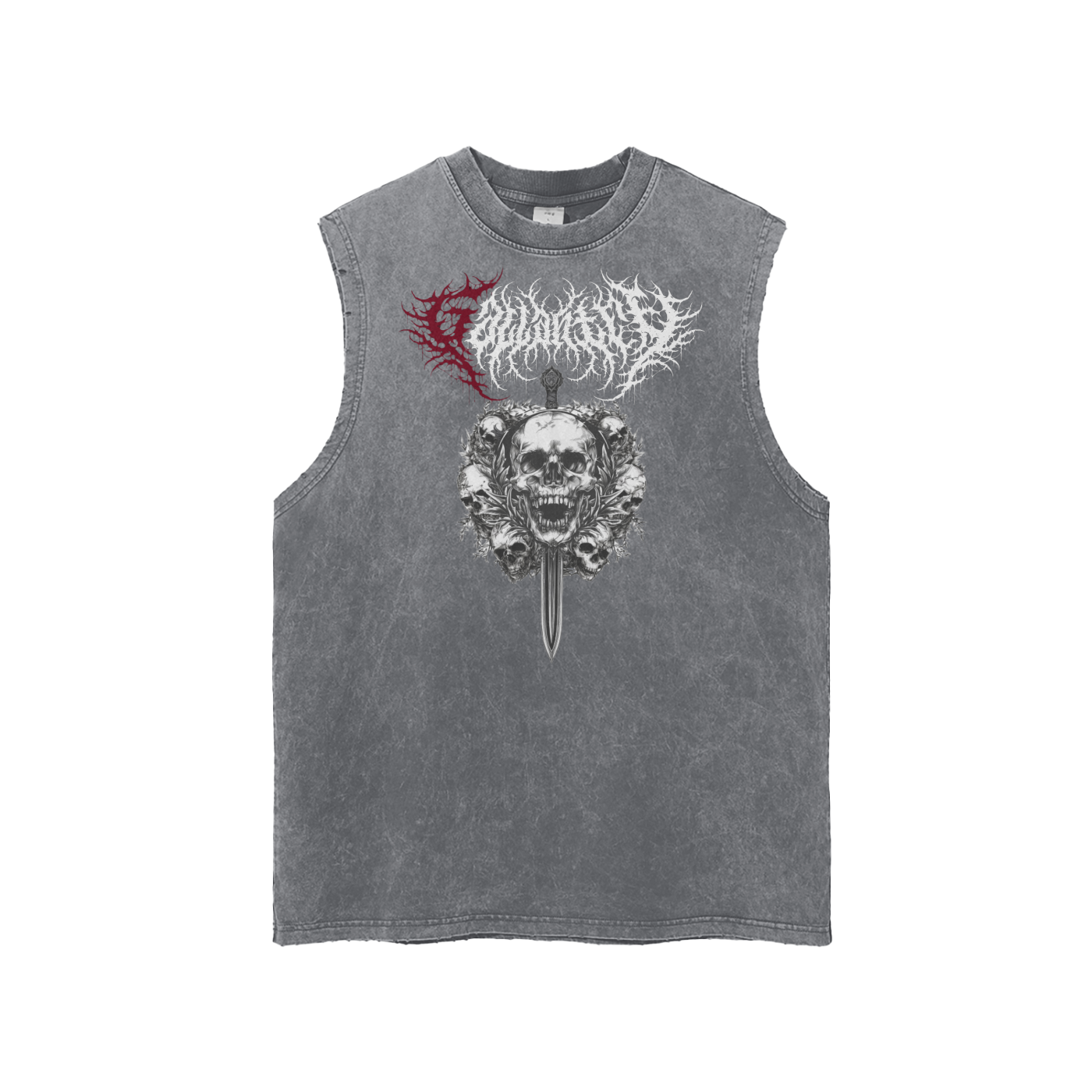 Deathcore vintage wash 'Gallant' tank