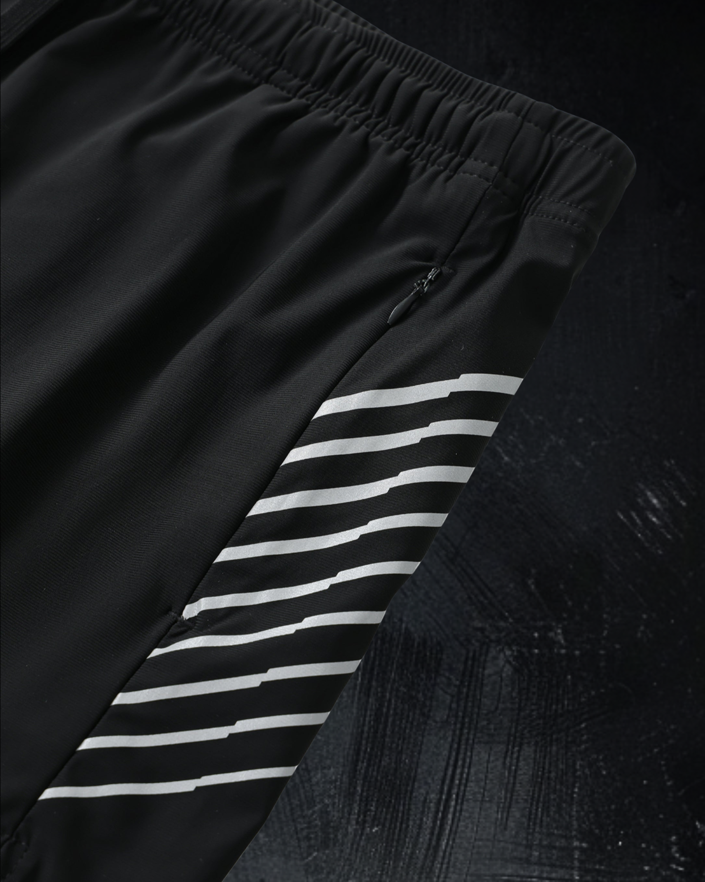 Classic striped performance shorts