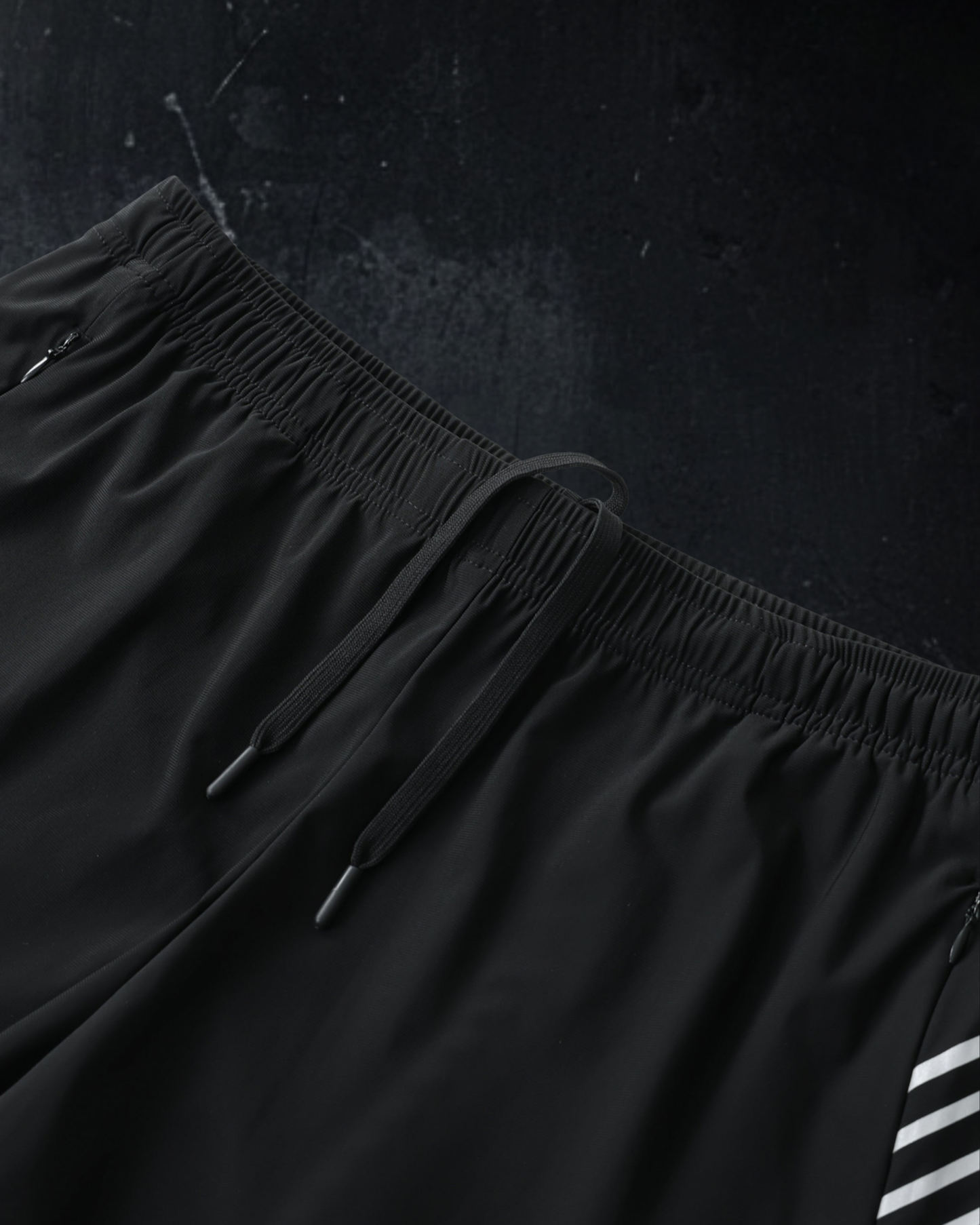 Classic striped performance shorts