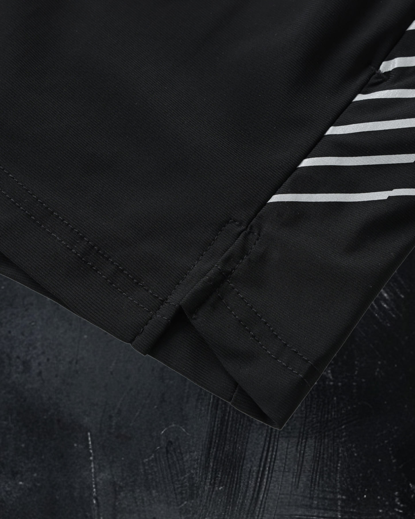 Alternative striped performance shorts