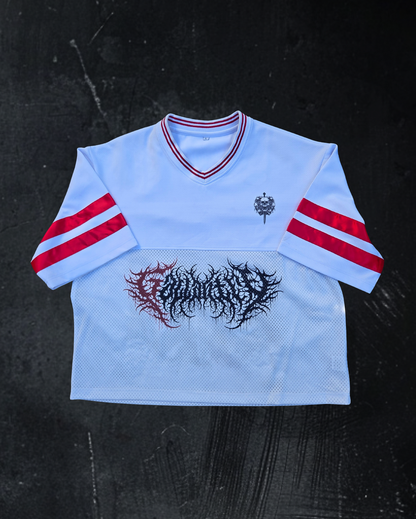 Deathcore cropped boxy jersey