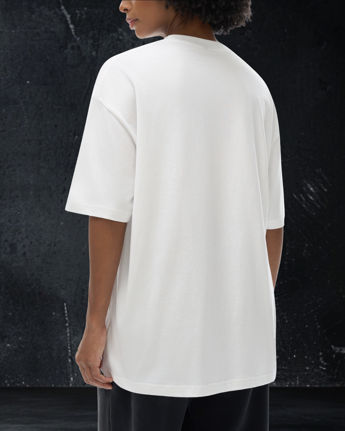 Alternative loose drop shoulder t