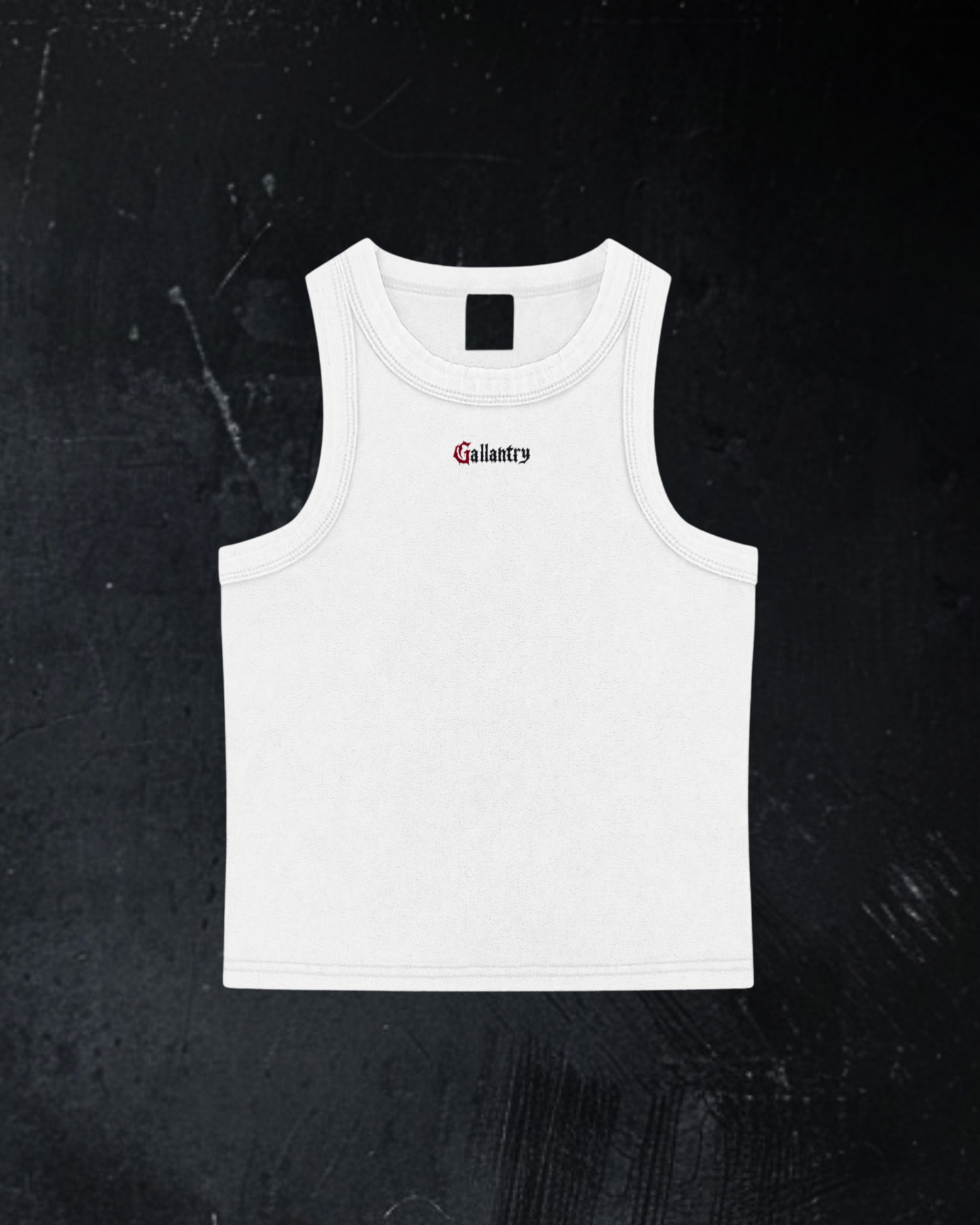 Women's alternative vintage wash bodycon tank