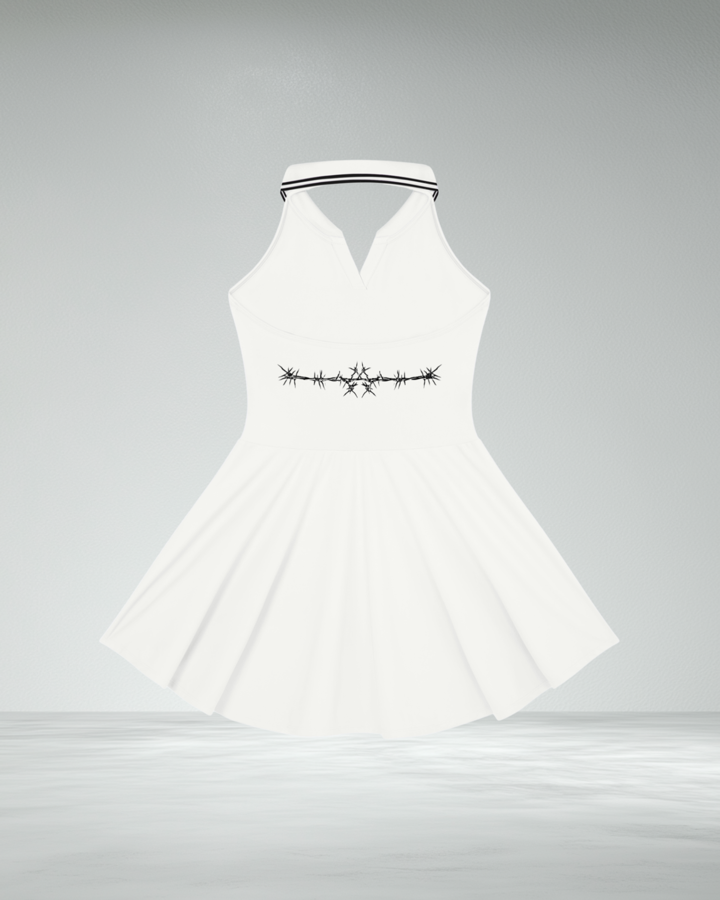 Deathcore Halter Tennis Dress