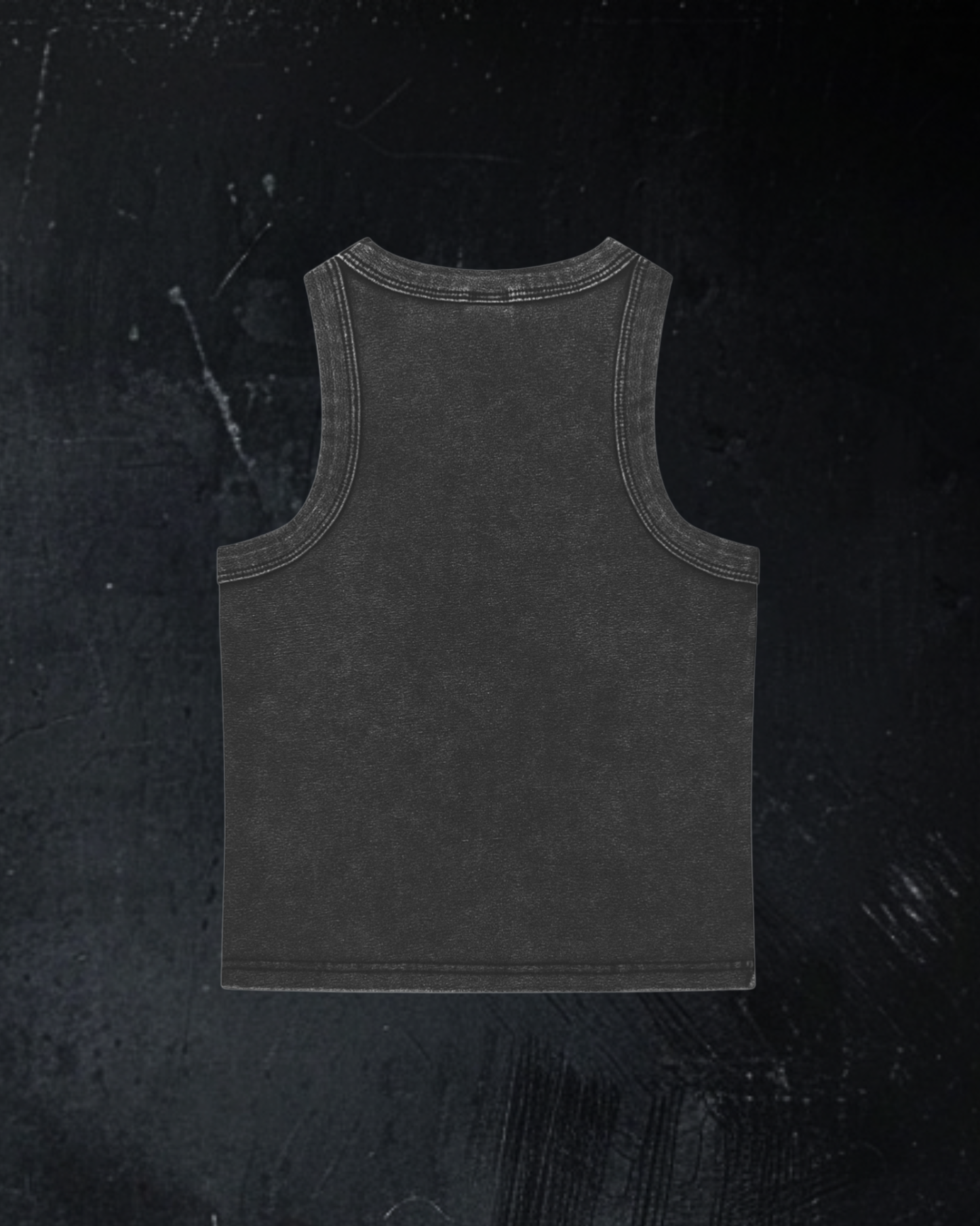 Women's alternative vintage wash bodycon tank