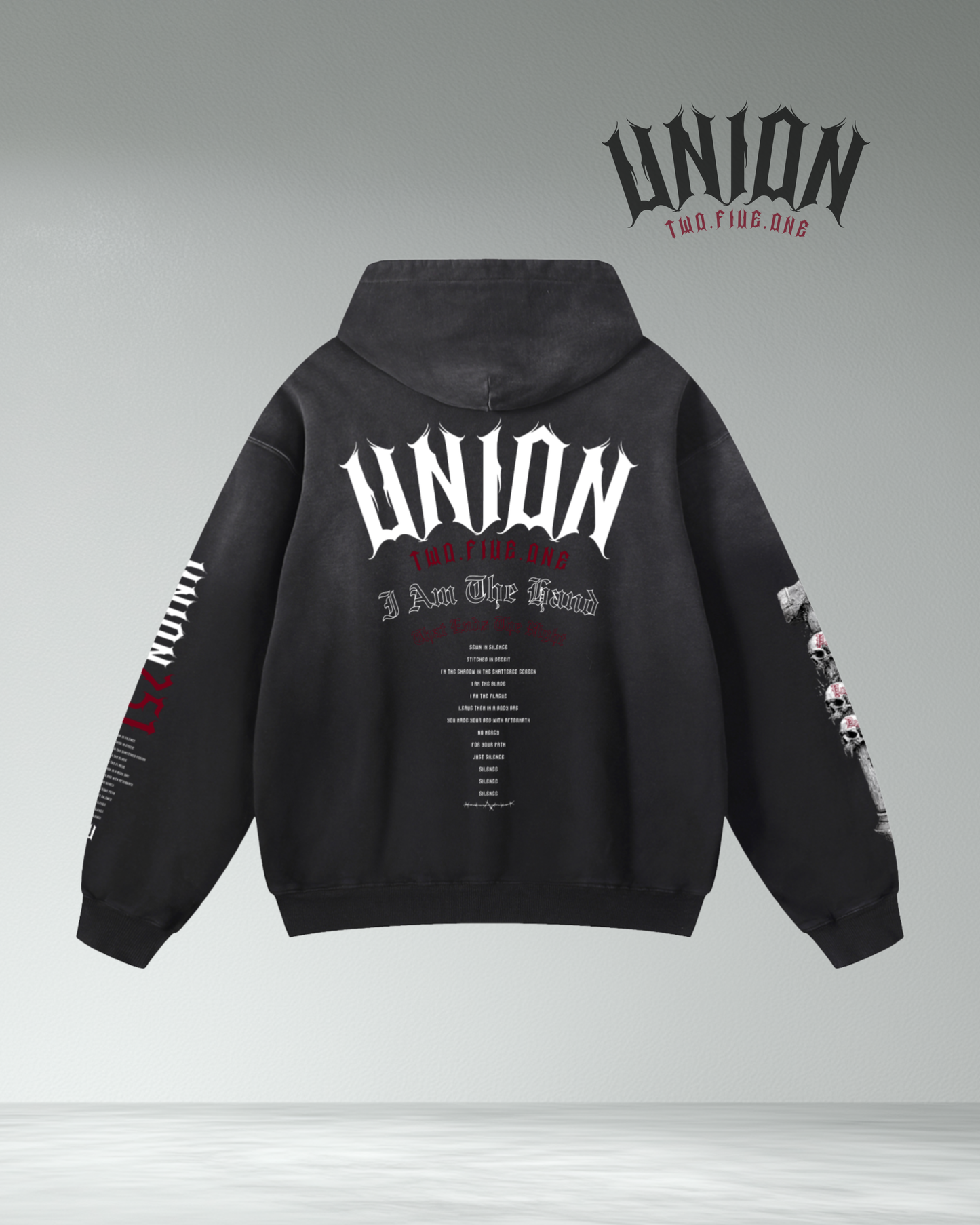 Union251 Heavyweight Sunfade 'Pay Your Dues' Hoodie