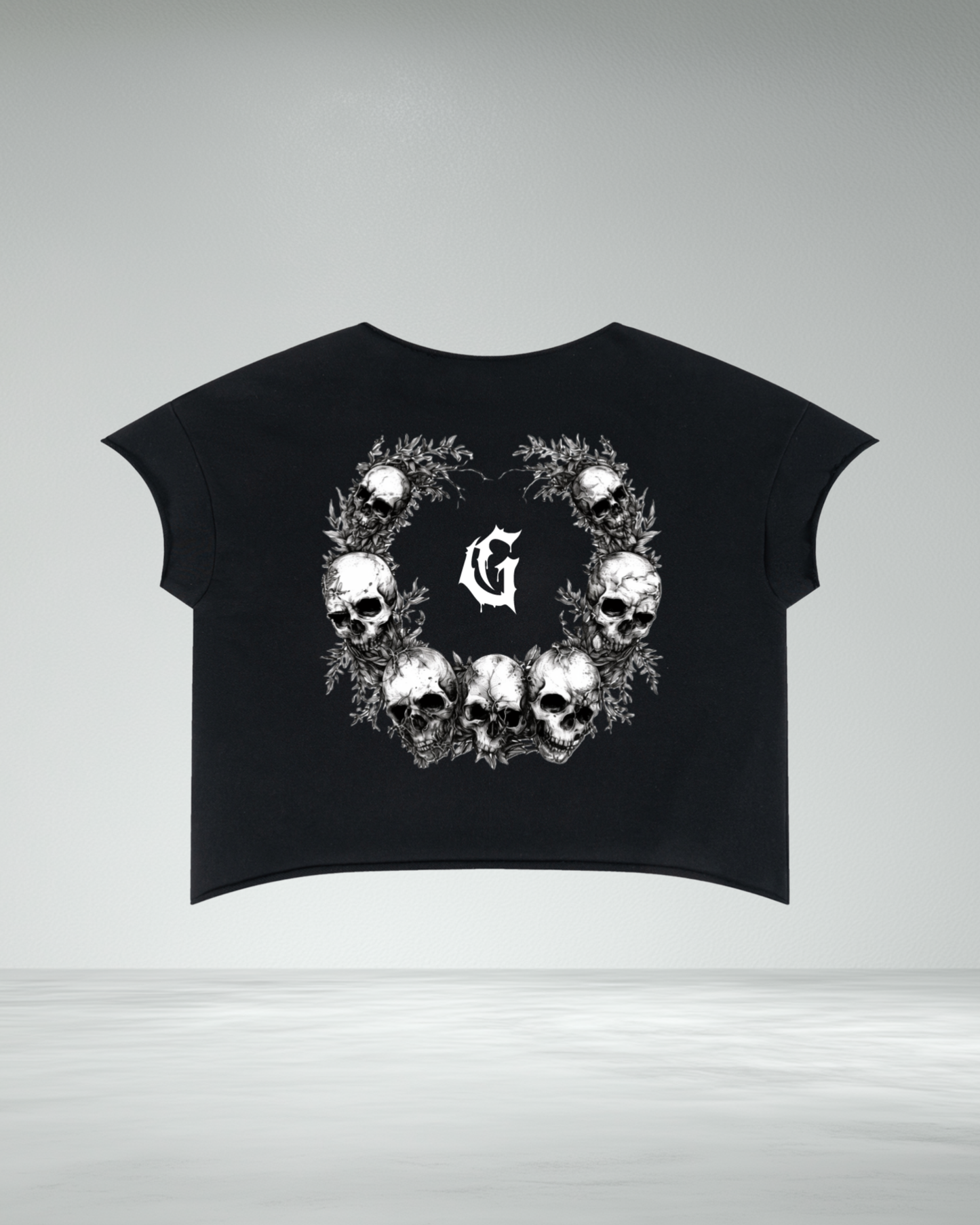 Heavyweight Boxy Raw Edge Crop T