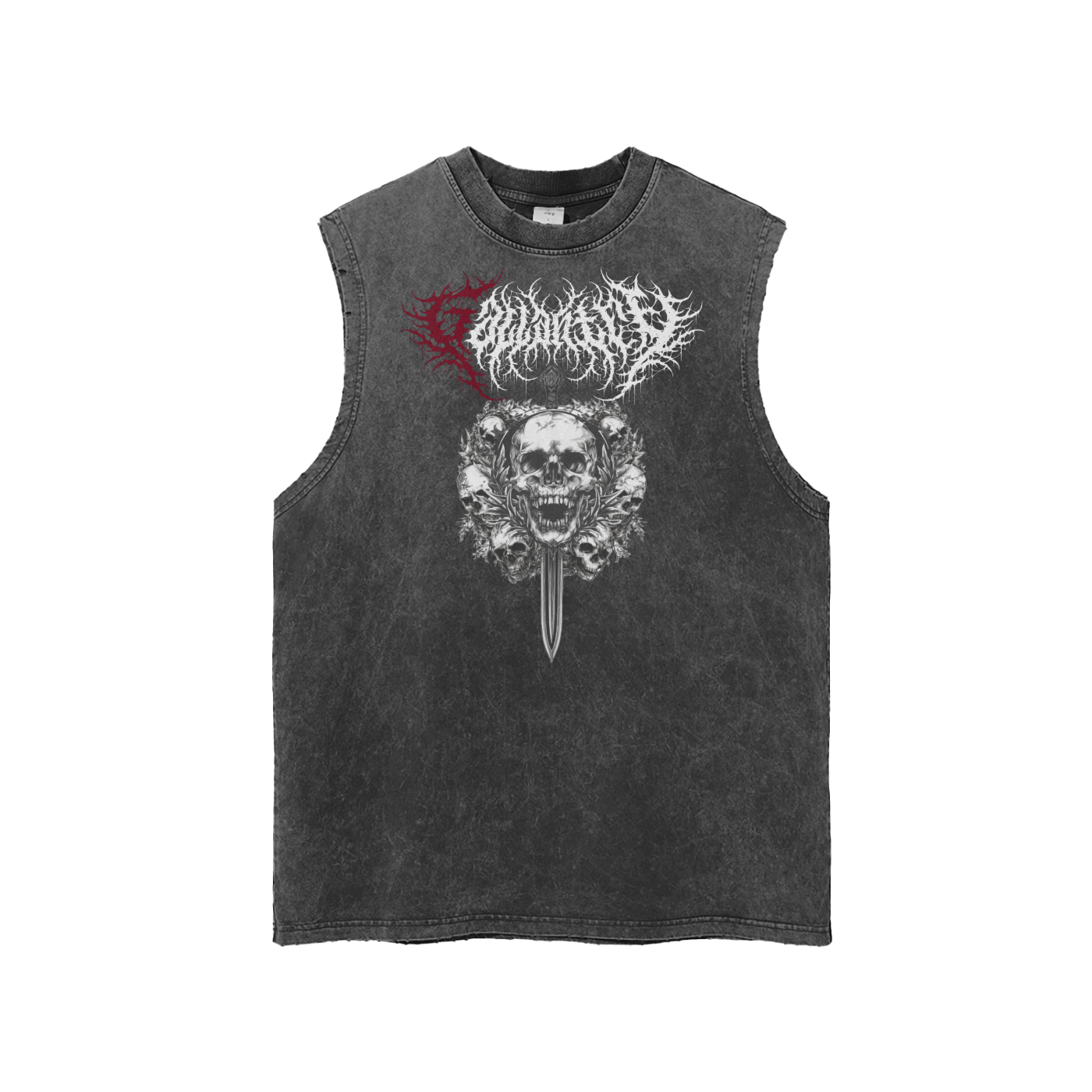 Deathcore vintage wash 'Gallant' tank