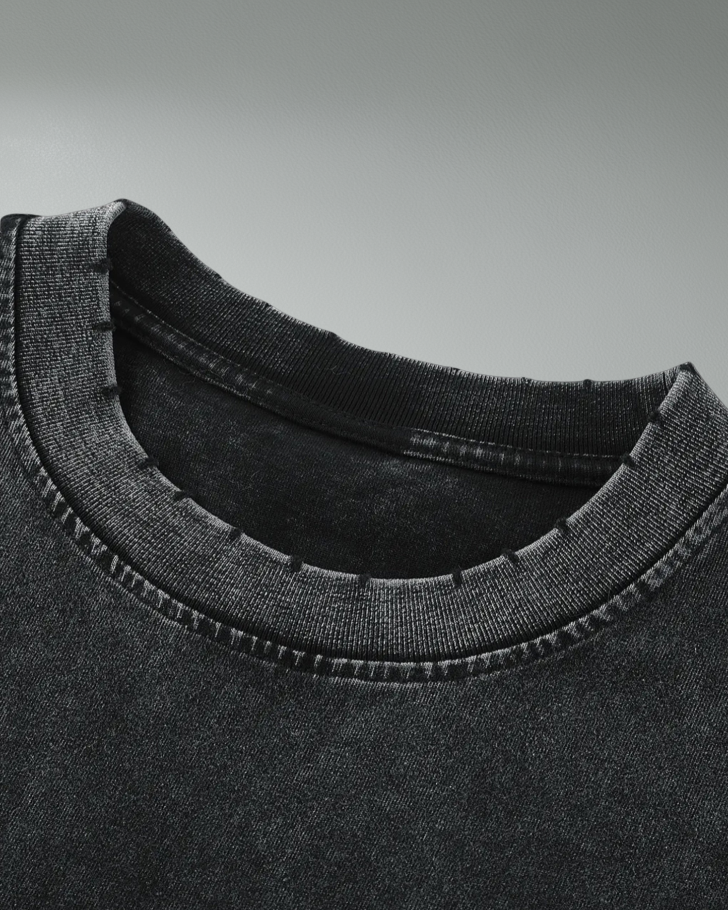 Vintage Wash 'Black Grail' Frayed Tank