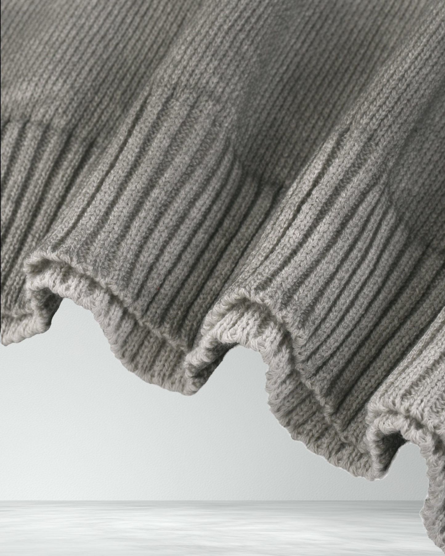 Deathcore oversized distressed knit sweater