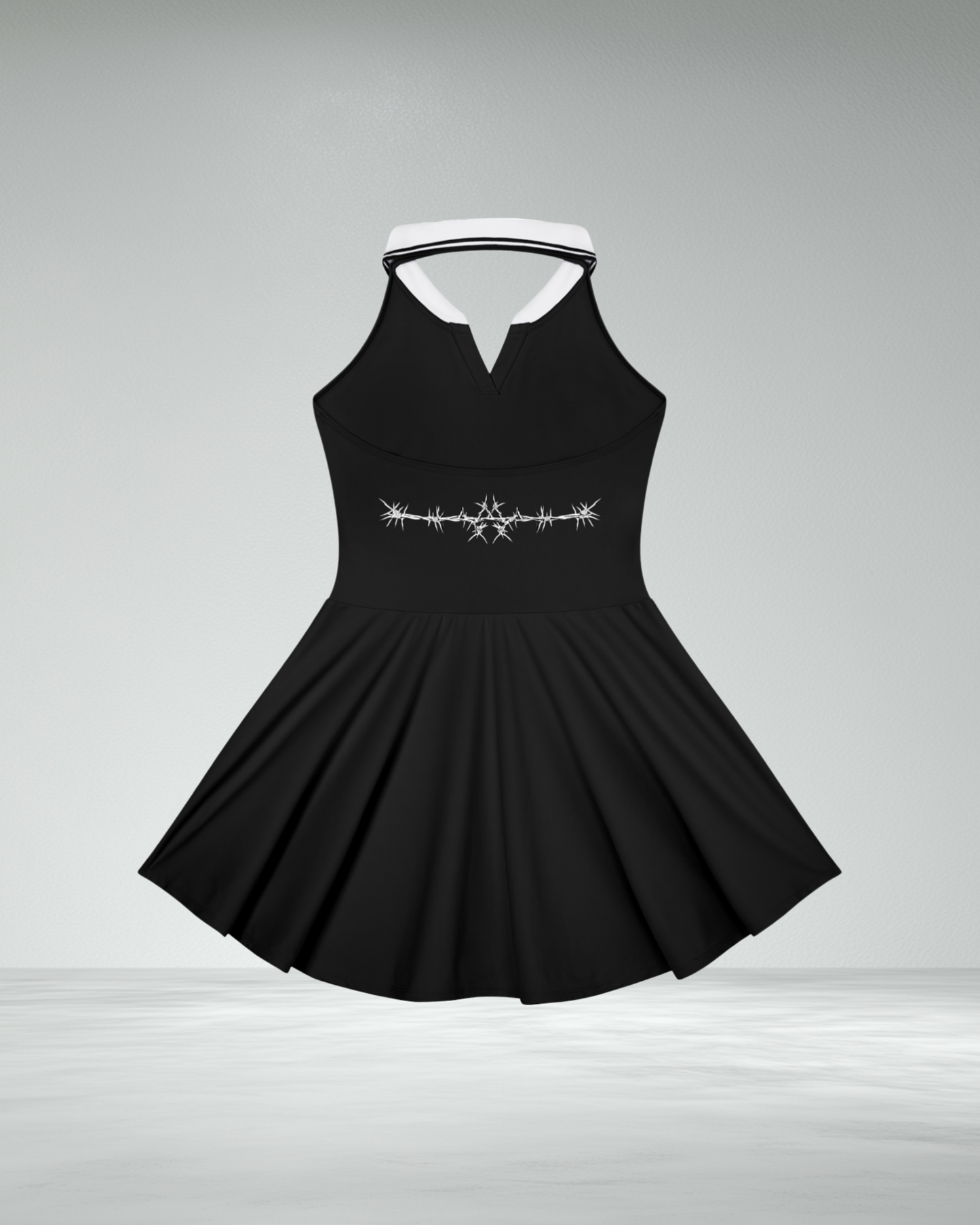 Deathcore Halter Tennis Dress