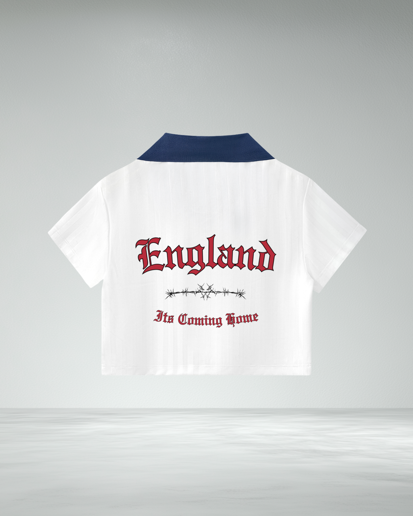 Gallantry x England Petite Cropped Football Jersey