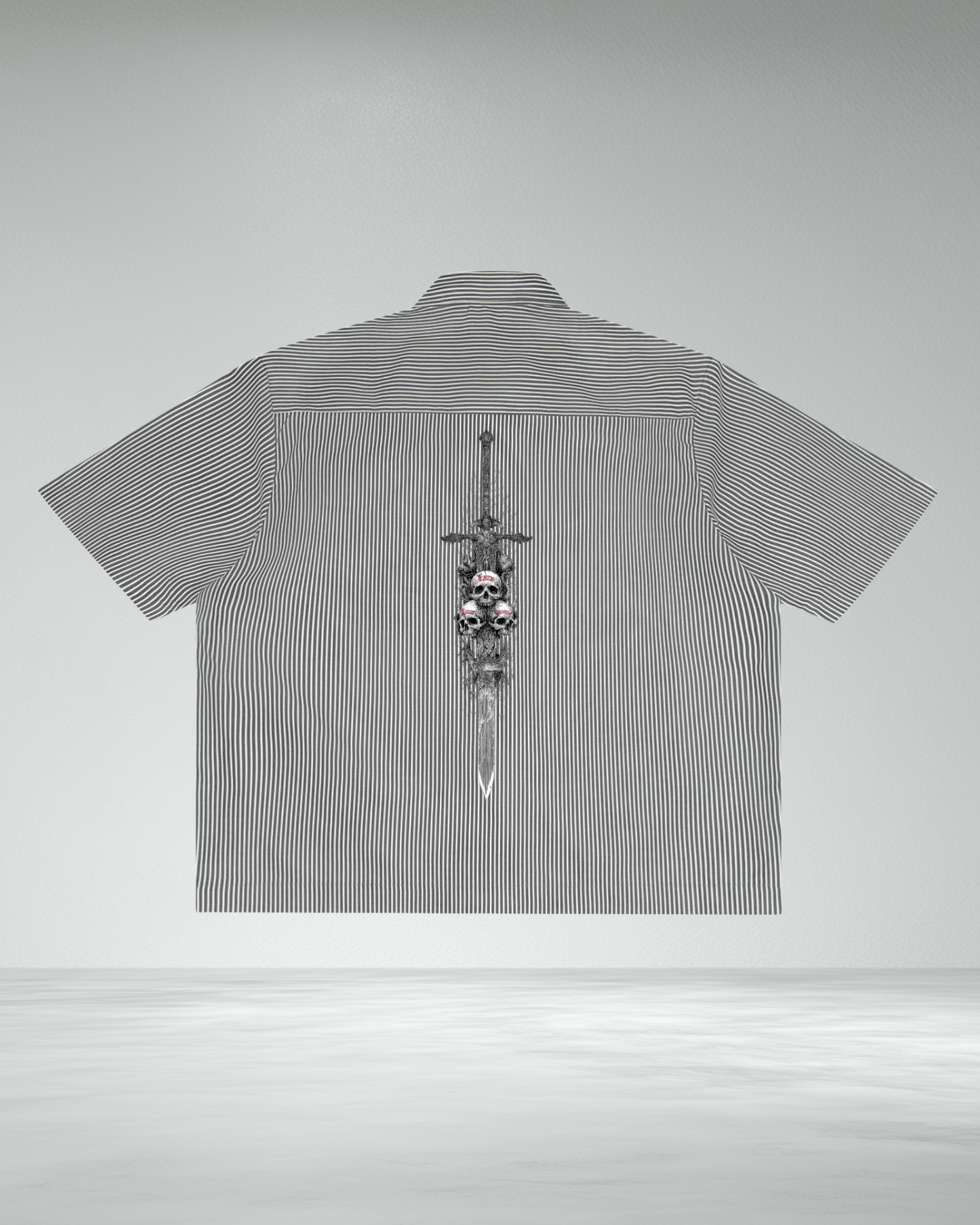 'EYL' Striped Boxy Shirt