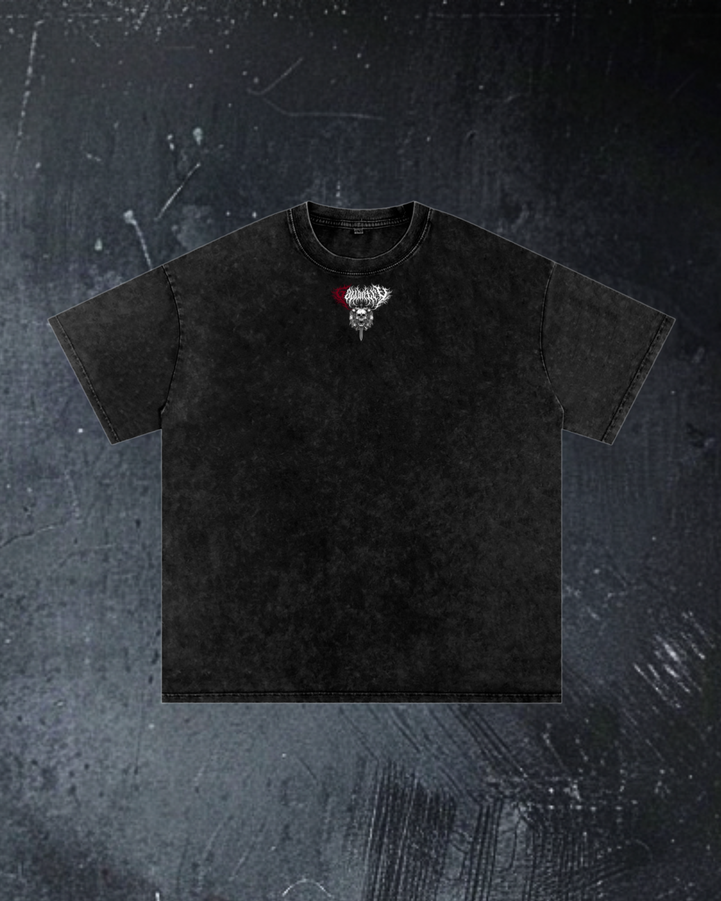 Deathcore 'We can be Lycans' vintage wash pump cover t