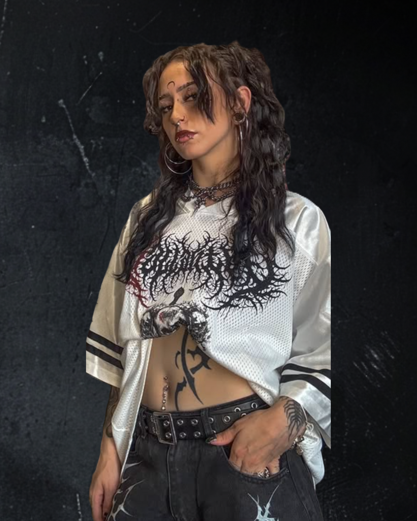 Deathcore oversized jersey