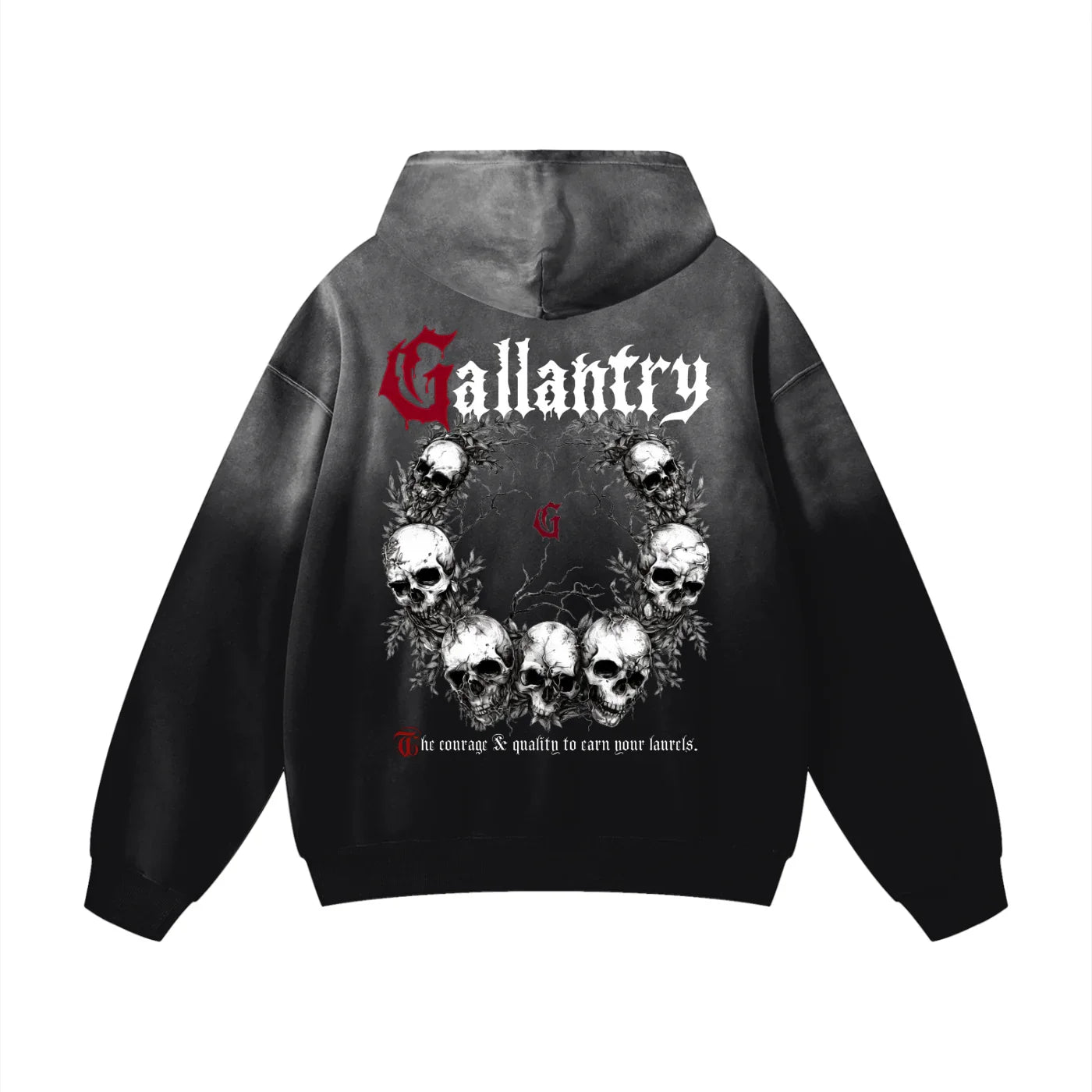 Classic heavyweight sunfaded hoodie - Studio Gallantry