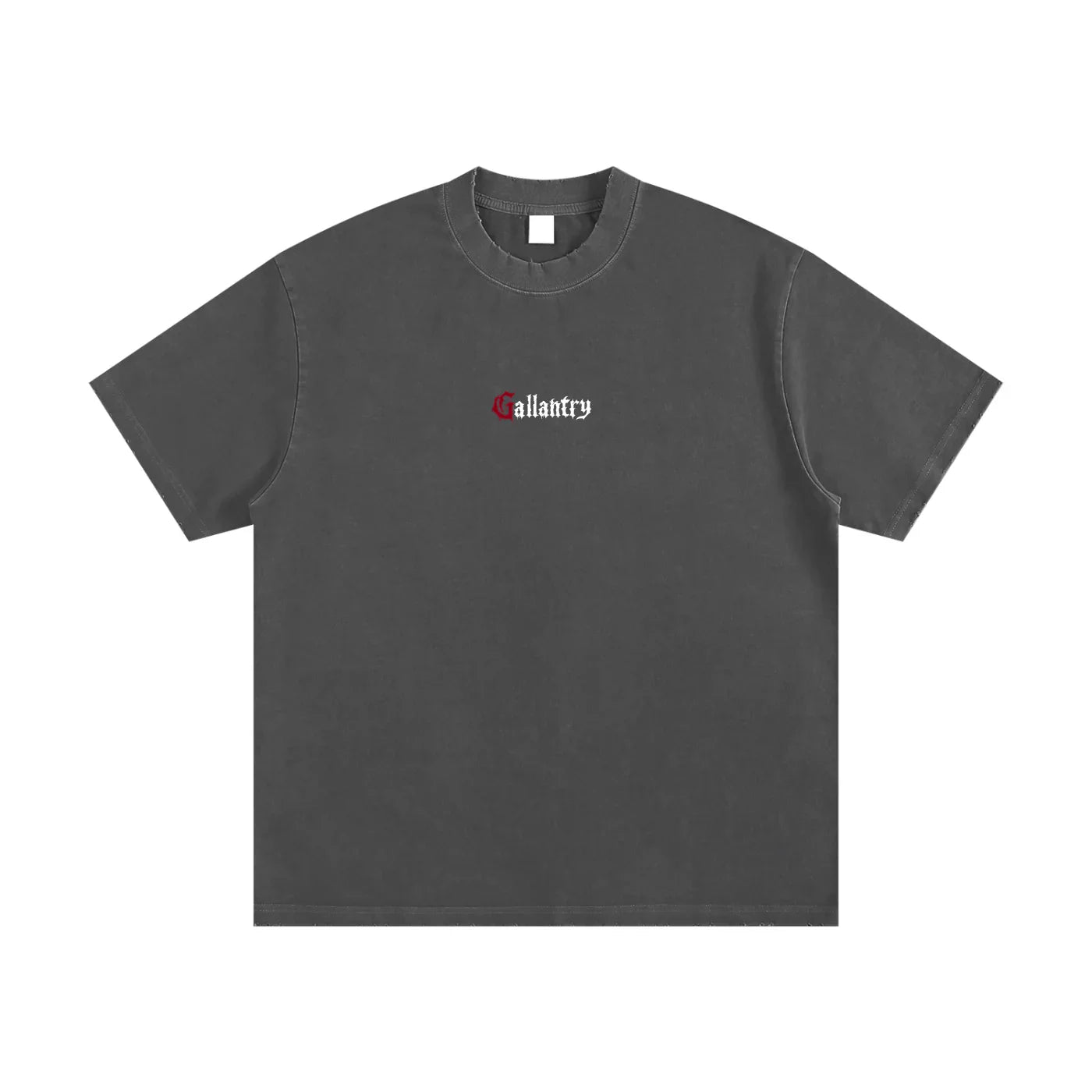 Classic heavyweight vintage washed frayed t - Studio Gallantry