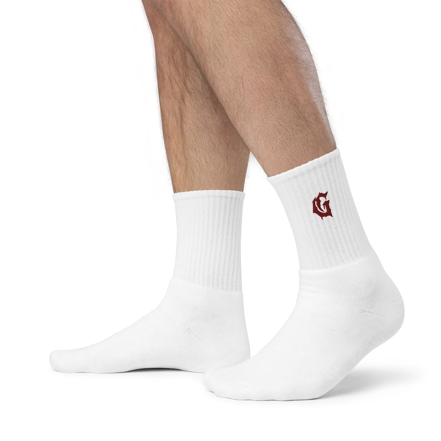 Classic 'G' embroidered socks - Studio Gallantry