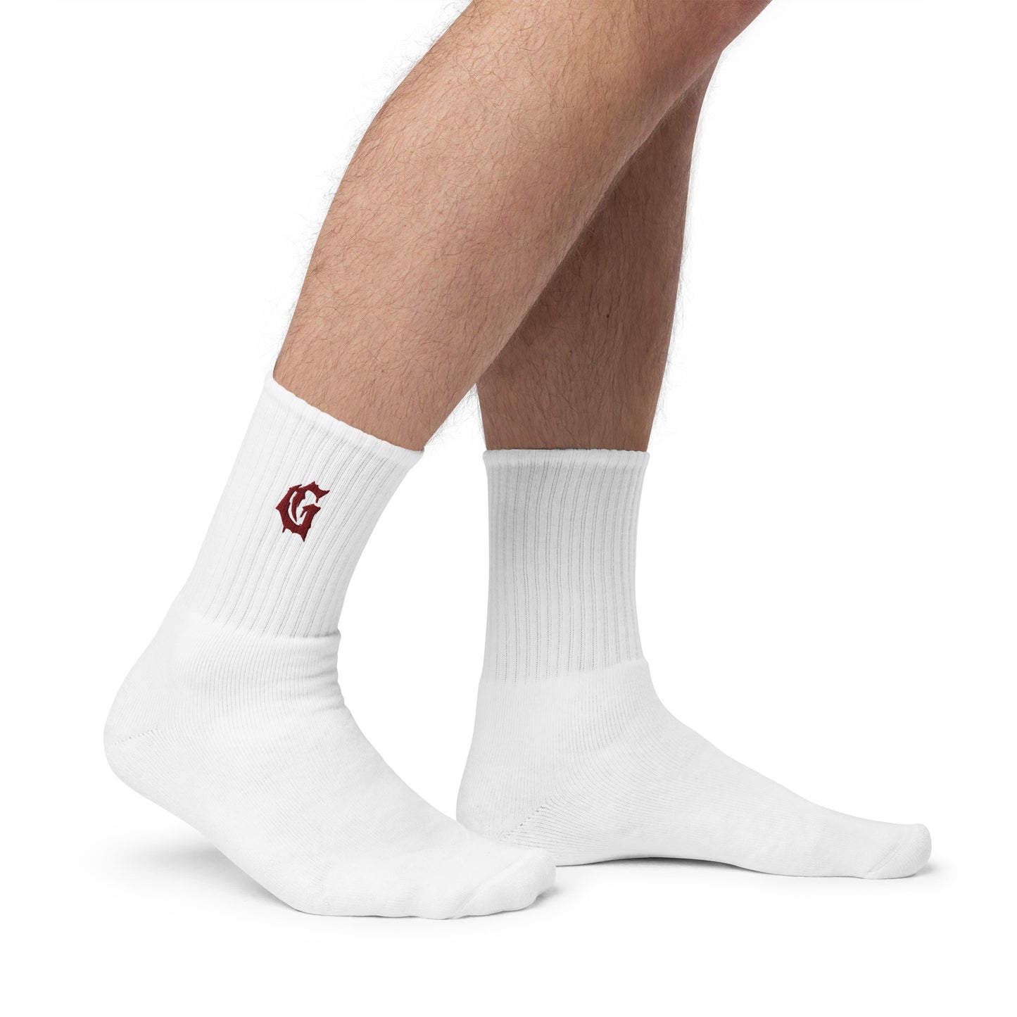 Classic 'G' embroidered socks - Studio Gallantry