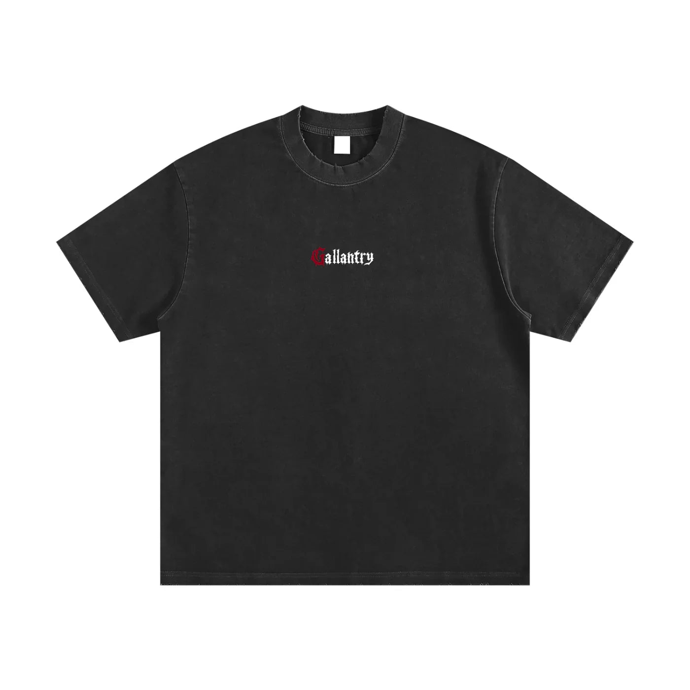 Classic heavyweight vintage washed frayed t - Studio Gallantry