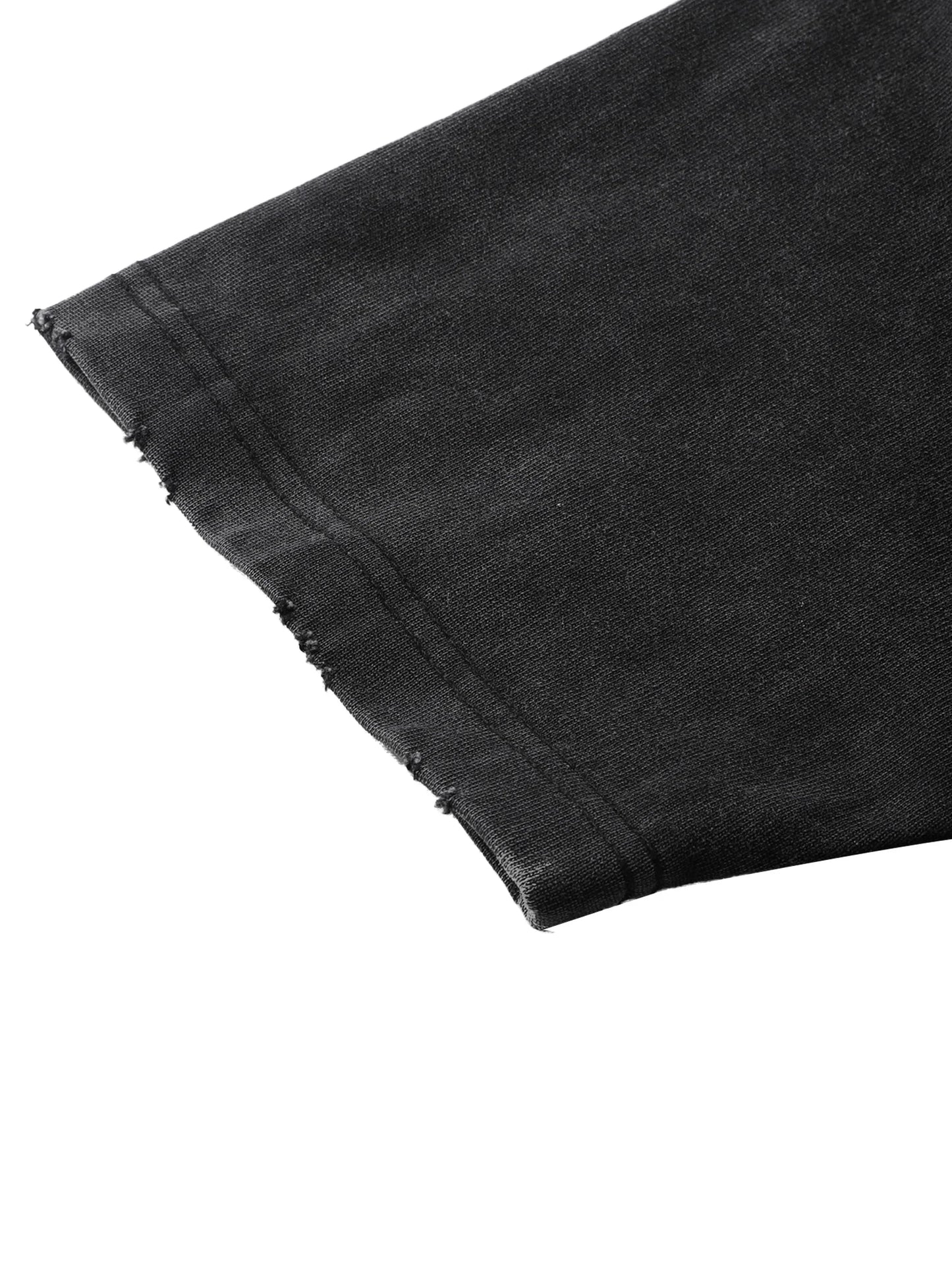 Classic heavyweight vintage washed frayed t - Studio Gallantry