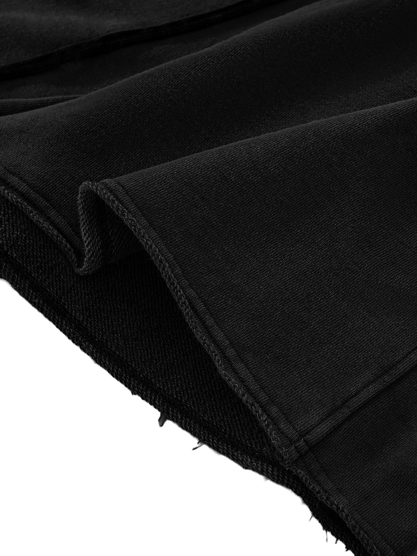 Women's 'Deathcore' snow wash raw edge shorts