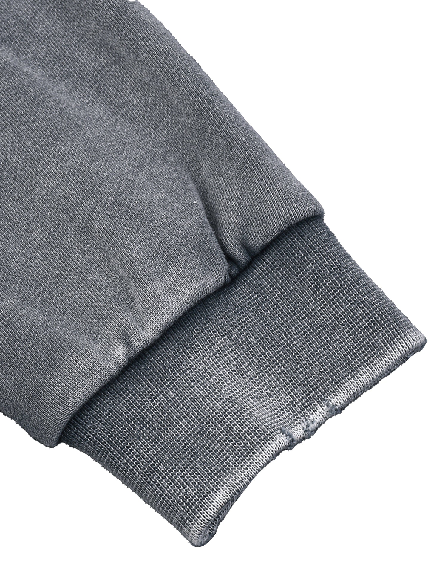 Classic snow washed raw edge cropped sweatshirt - Studio Gallantry