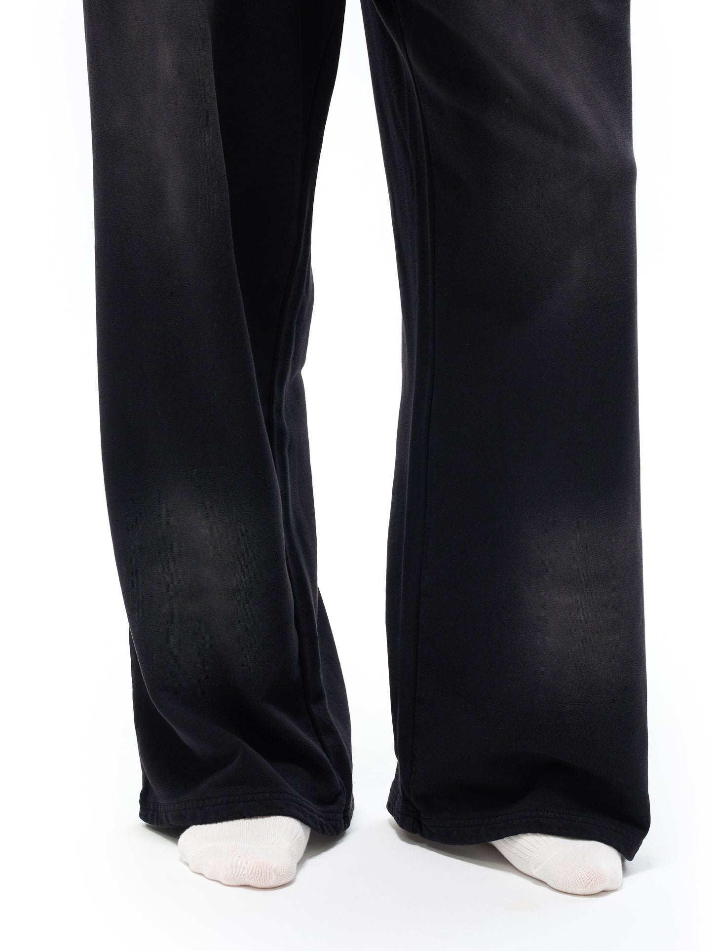 Classic 'barbed sword' faded wash loose fit sweatpants - Studio Gallantry