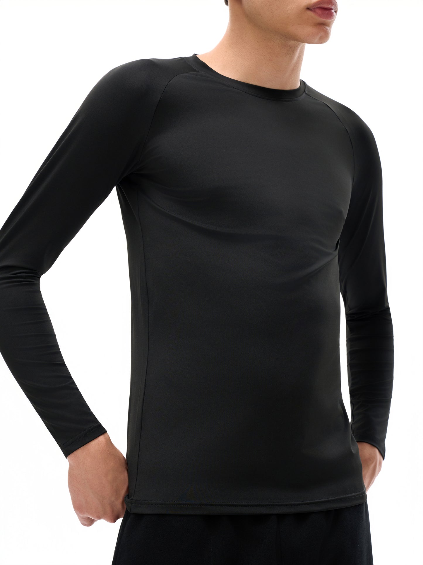 Classic 'barbed sword' performance long sleeve training t - Studio Gallantry