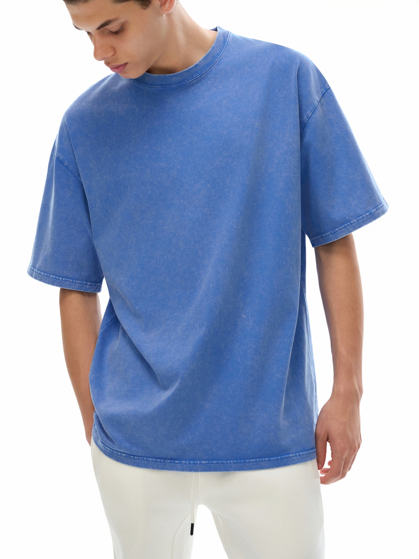 Classic 'More to me than muscles' snow washed wizard t - Studio Gallantry