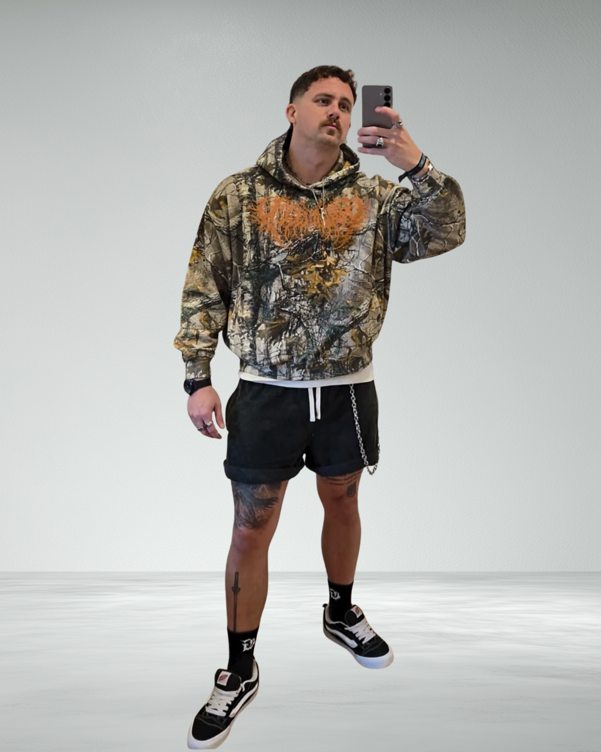 Boxy Camo Hoodie