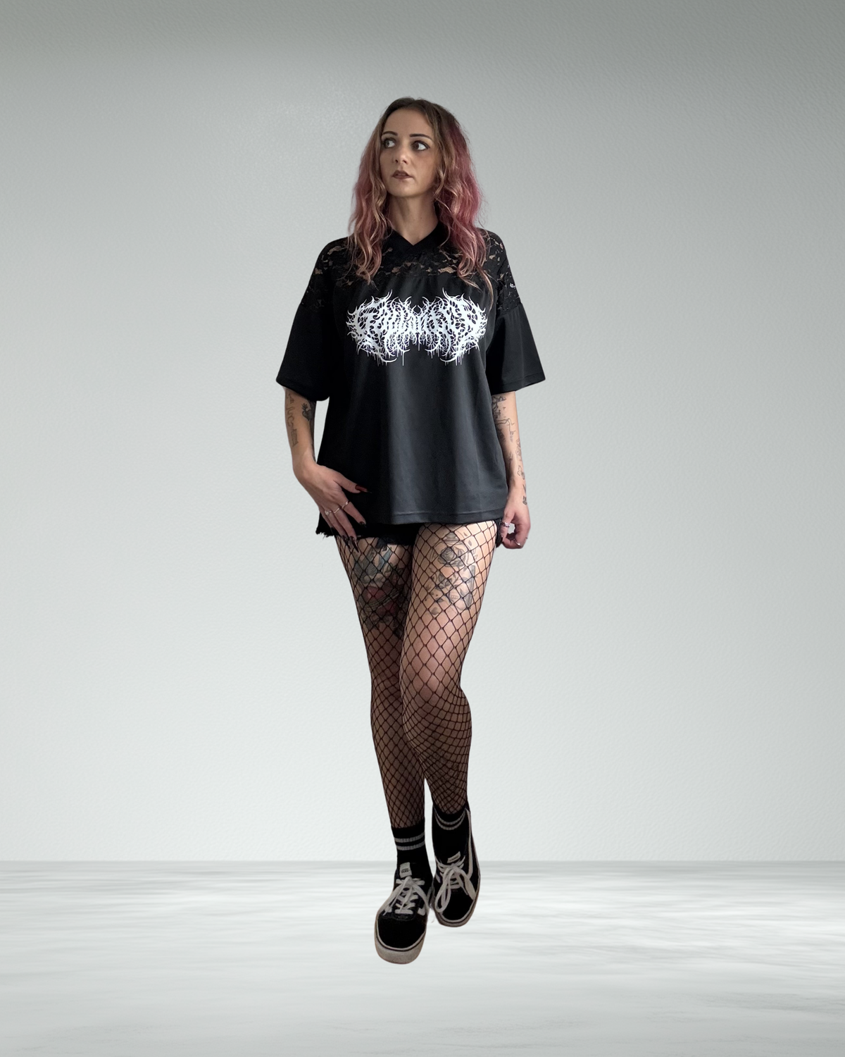 Lace Panelled Jersey
