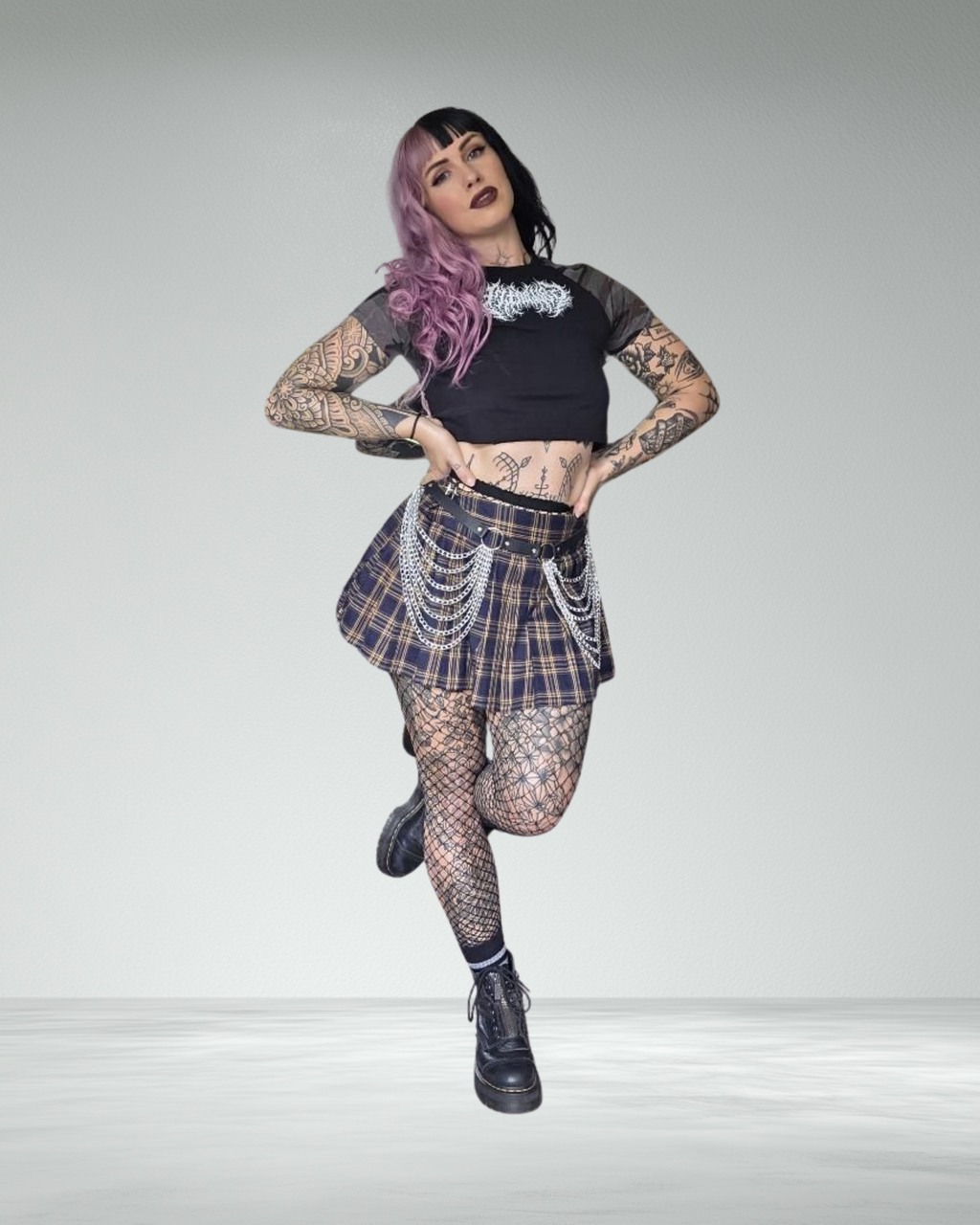 Women’s Cropped Camo Bodycon T