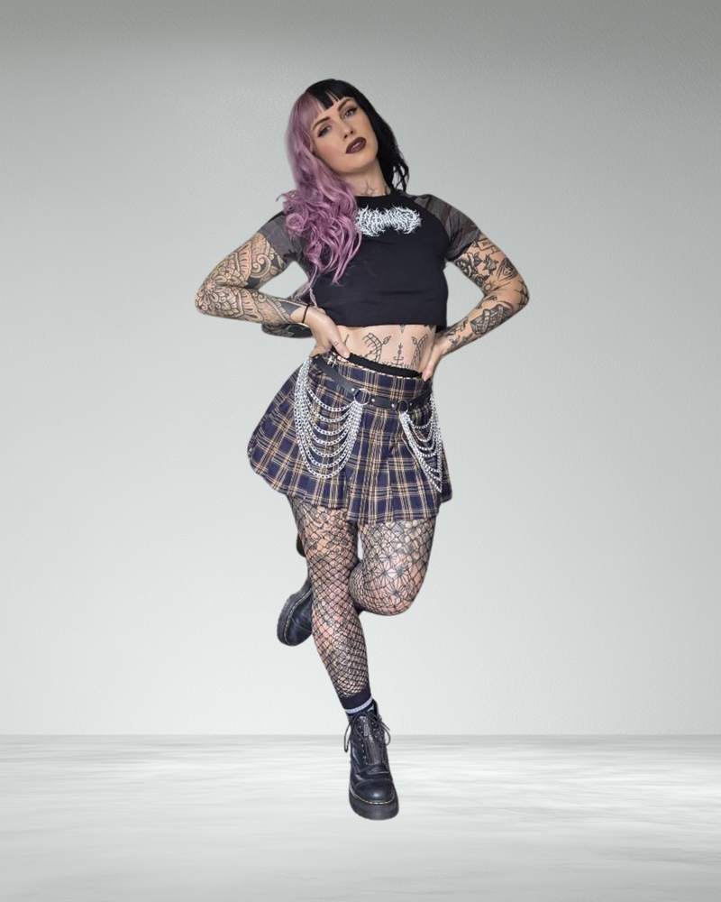 Women’s Cropped Camo Bodycon T