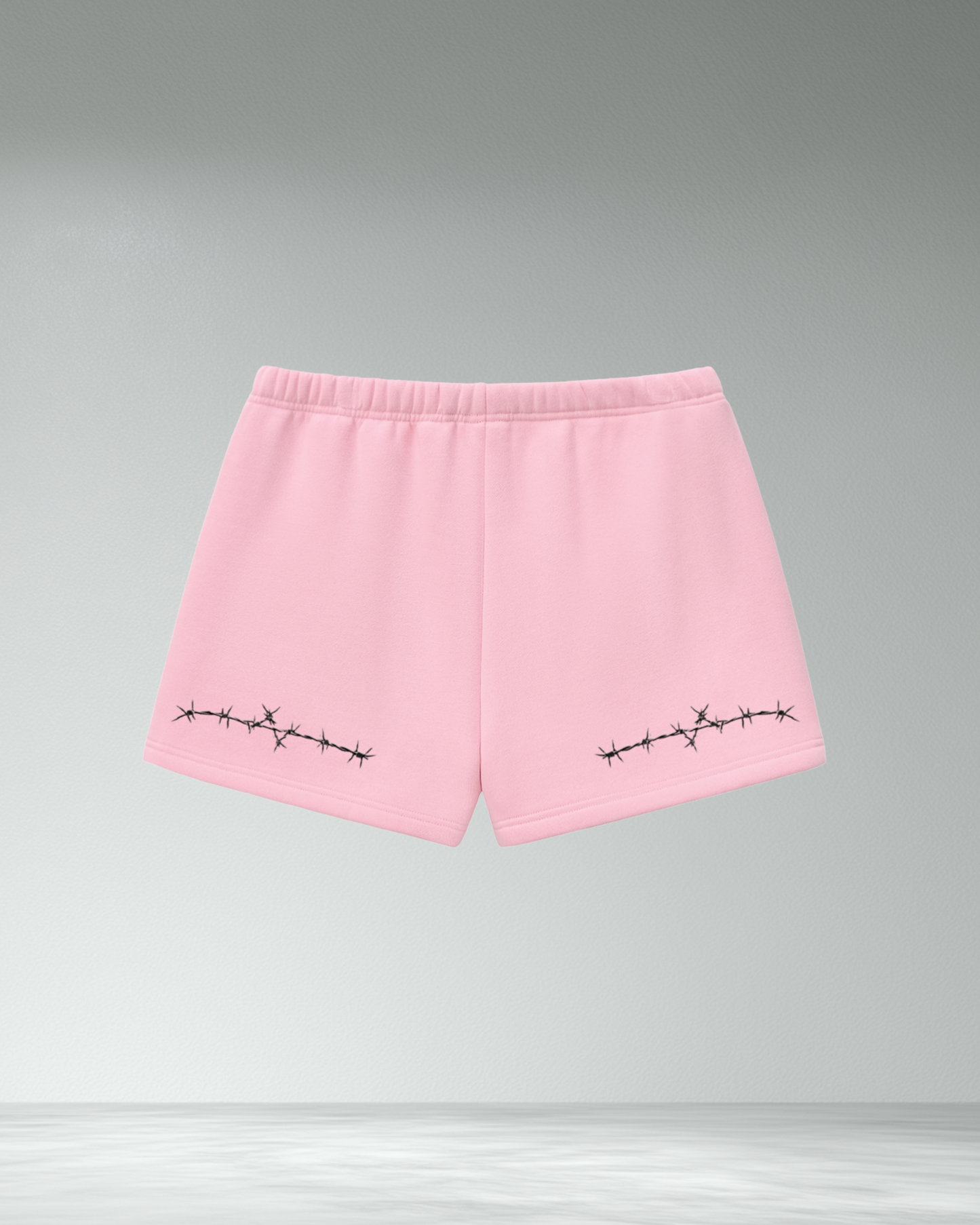 Womens deathcore fleece shorts