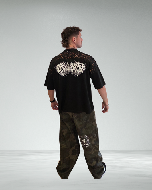 Lace Panelled Jersey