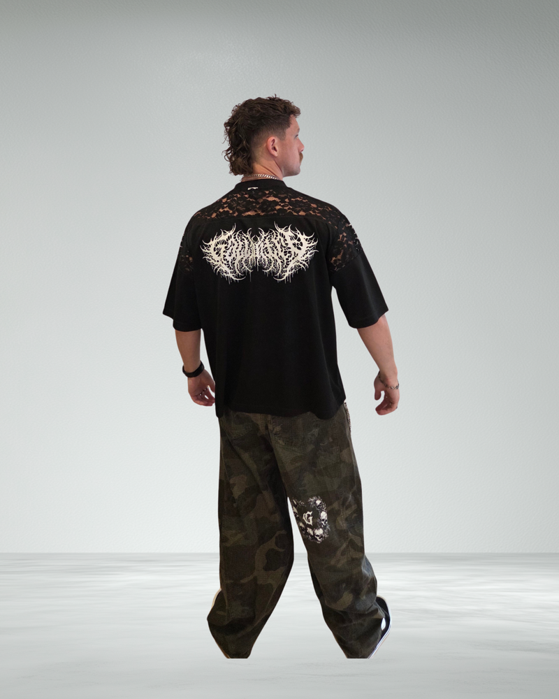 Lace Panelled Jersey