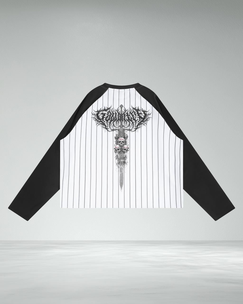 Striped Baseball Long-sleeved T