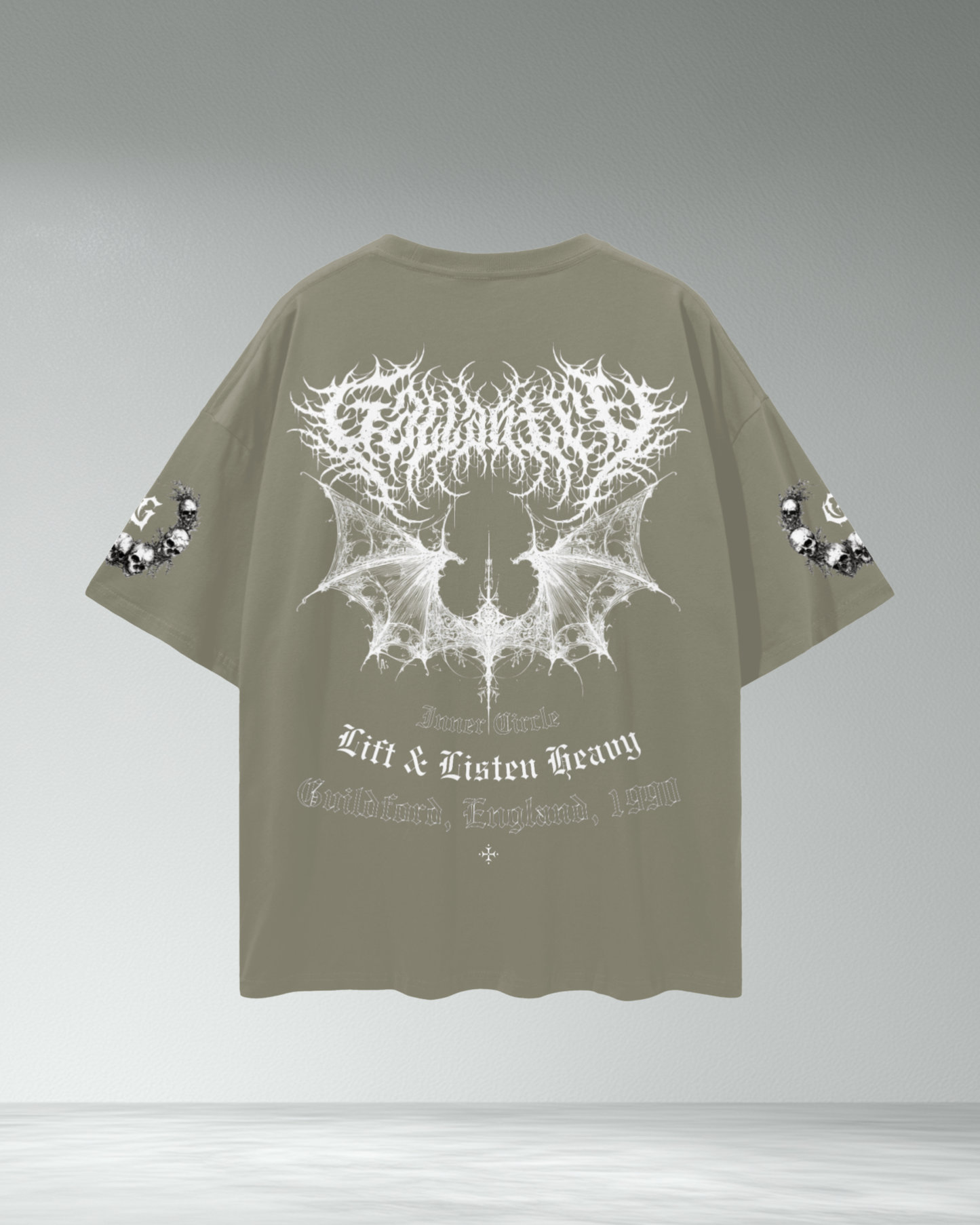 Drop Shoulder 'Bat' T