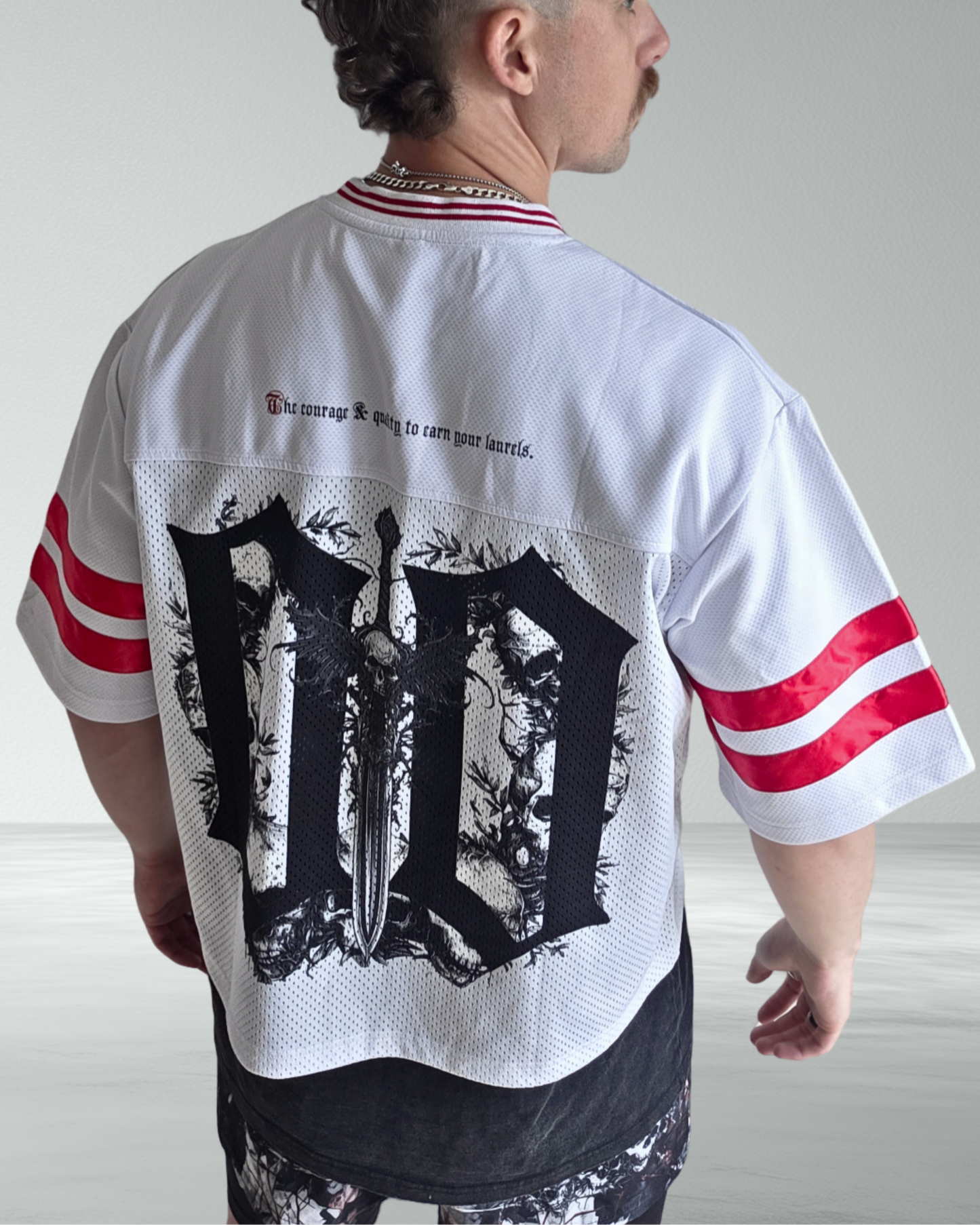 Deathcore cropped boxy jersey