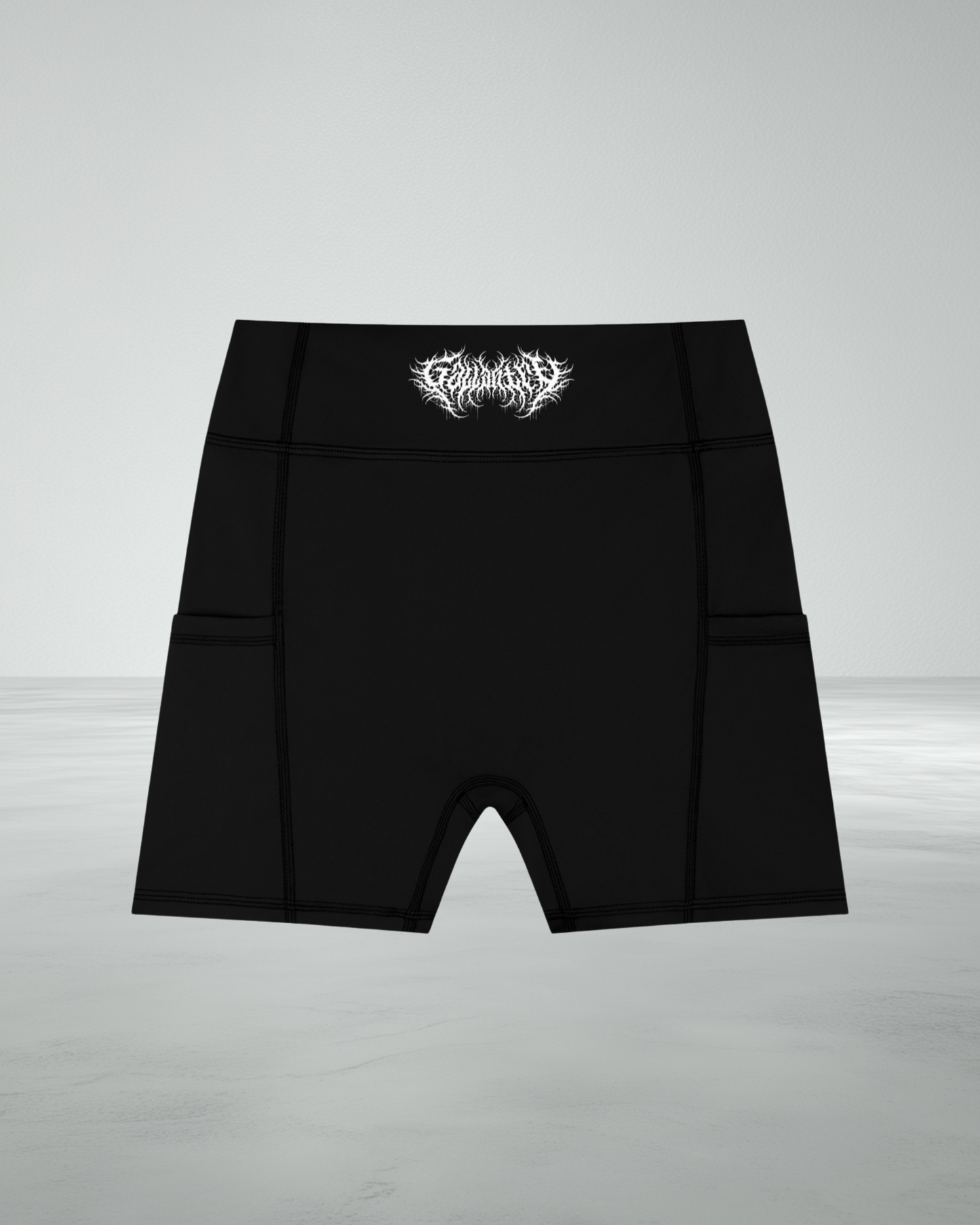 High-Waisted Pocket Gym Shorts