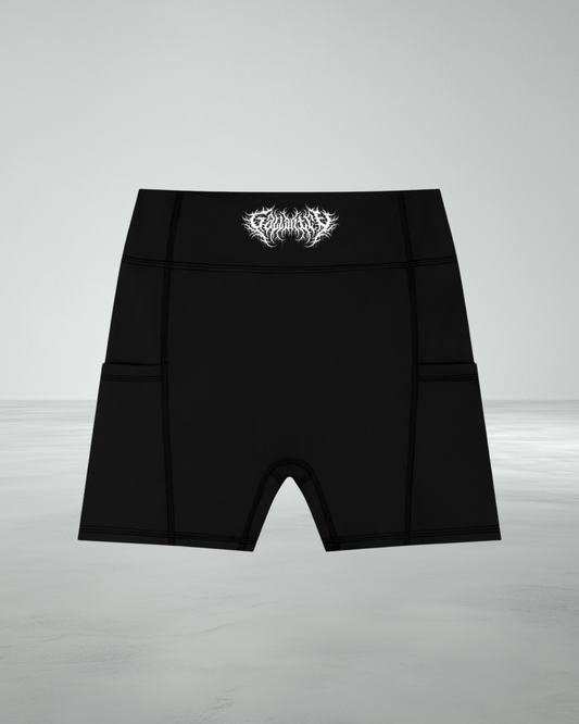 High-Waisted Pocket Gym Shorts