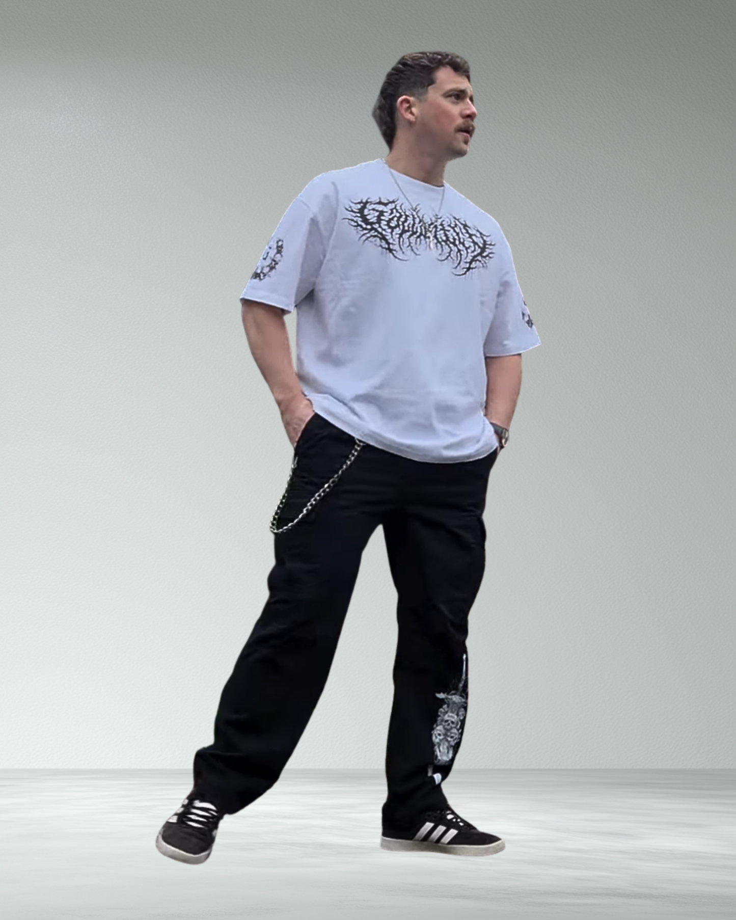 Drop Shoulder 'Inner Circle' T