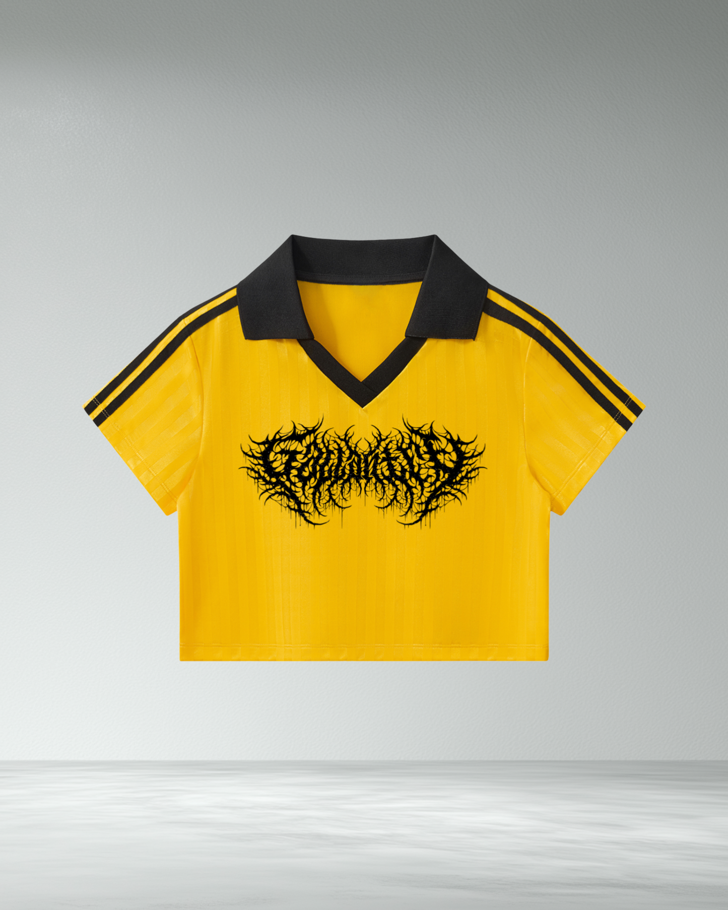 Cropped Contrast Football Jersey