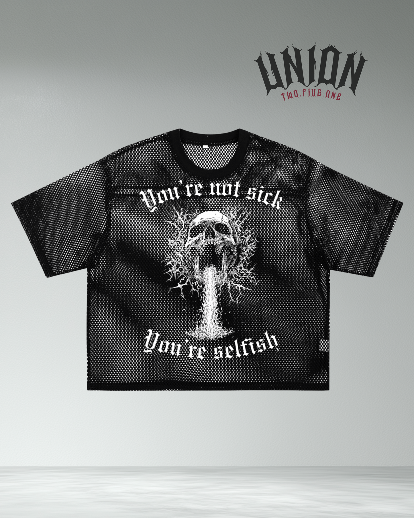 Union251 Boxy 'YNSYS' See-Through Jersey