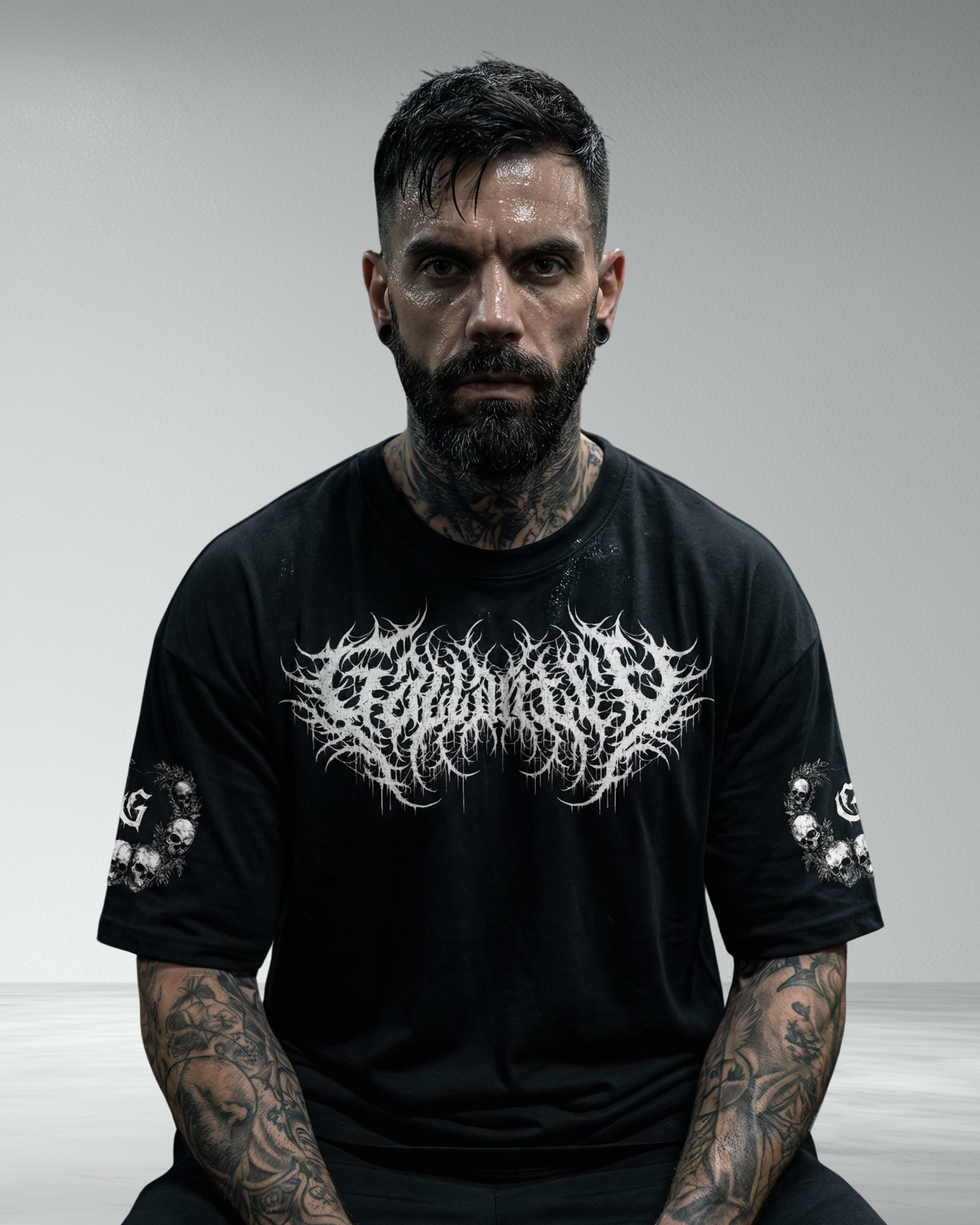 Drop Shoulder 'Laurelled'  T