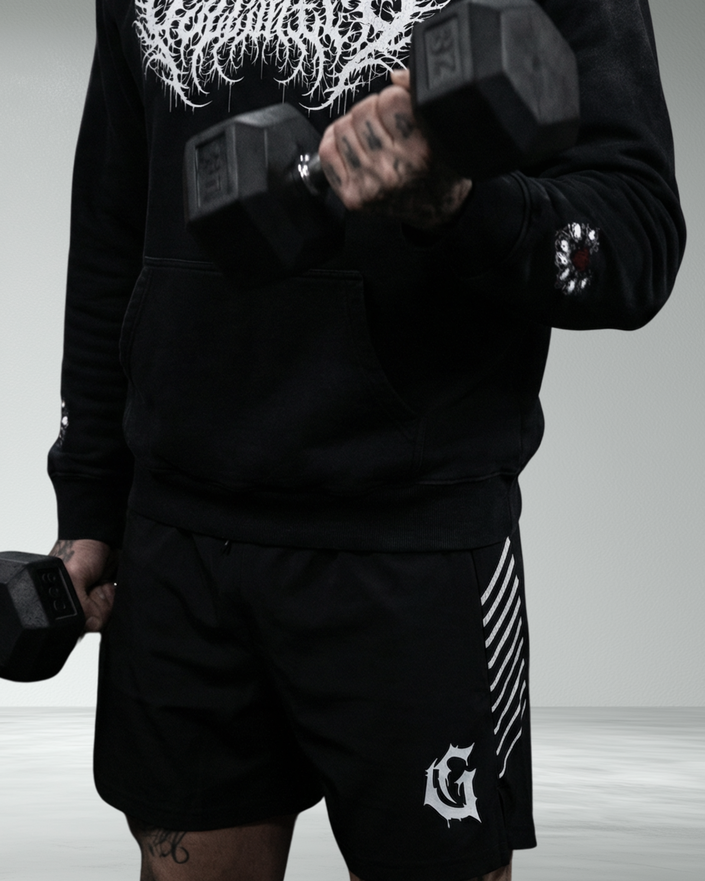 Classic Striped Training Shorts