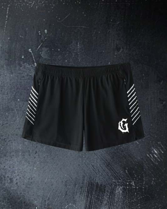 Alternative striped performance shorts