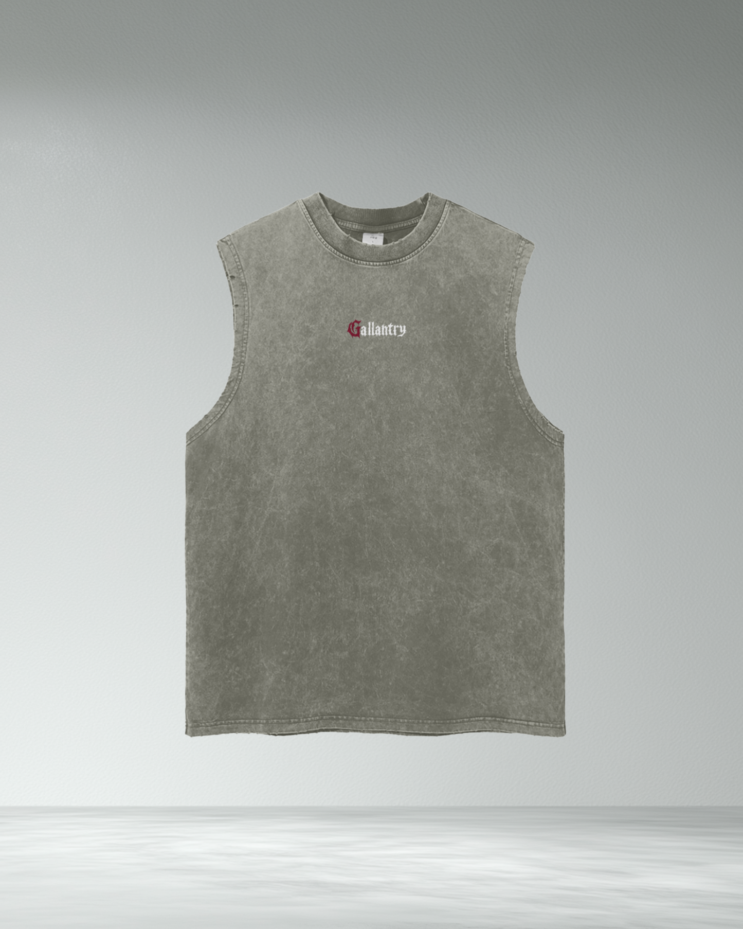 Classic 'Subtle' vintage wash frayed hem tank