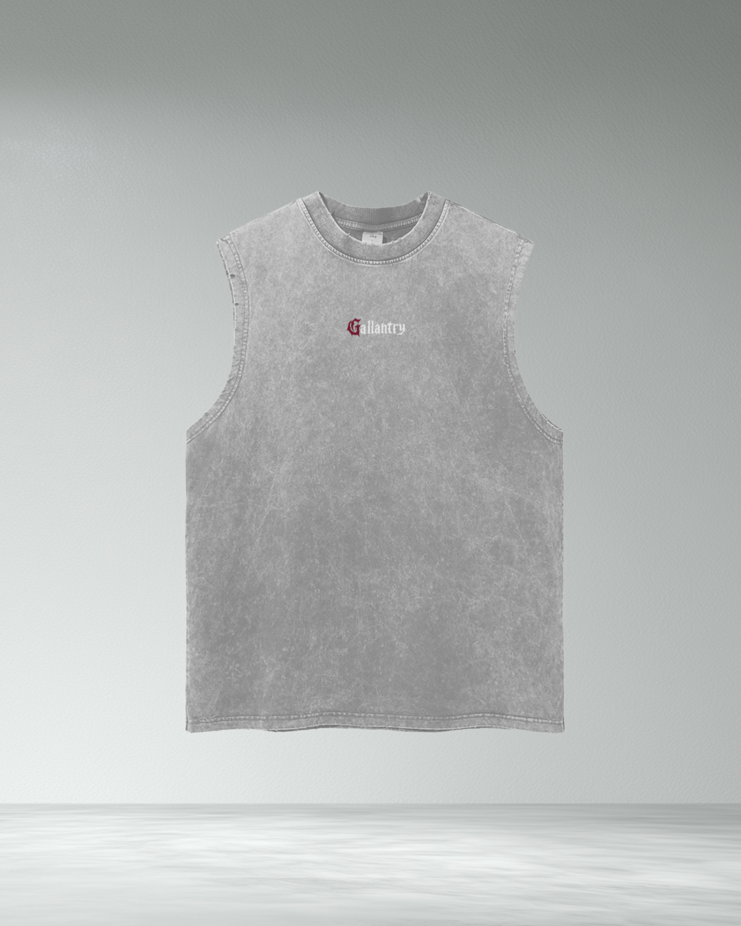 Classic 'Subtle' vintage wash frayed hem tank